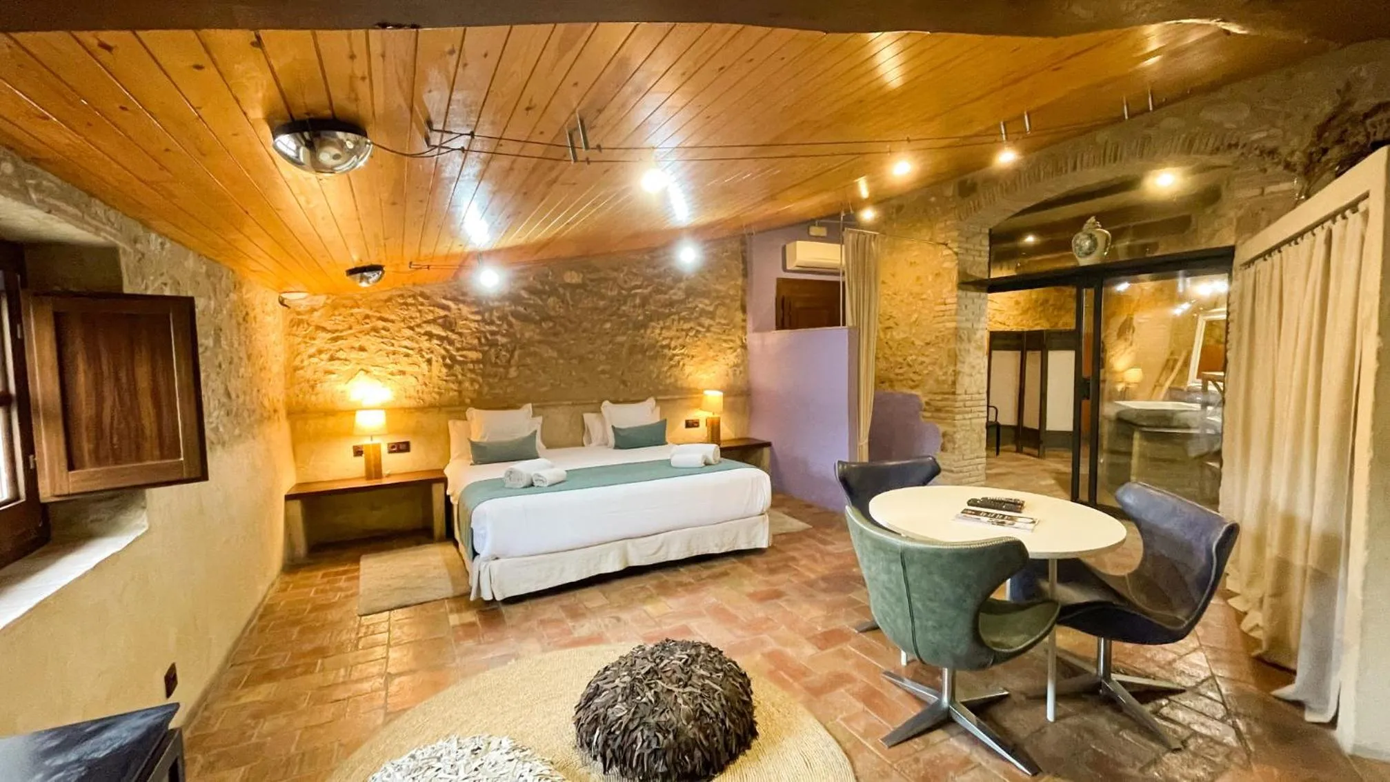 Bed in Hotel Molí de l'Escala