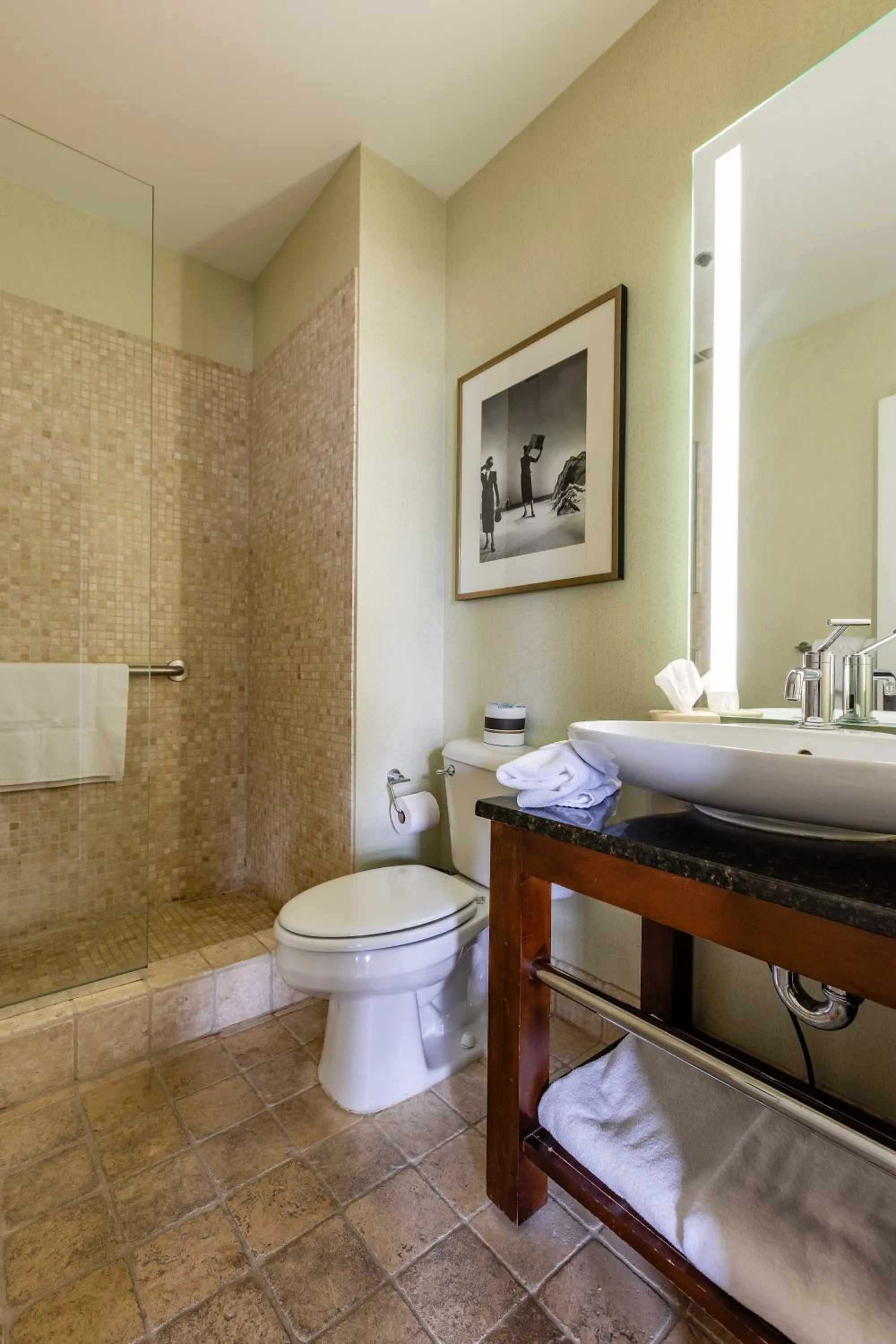 Shower in The Centennial Hotel