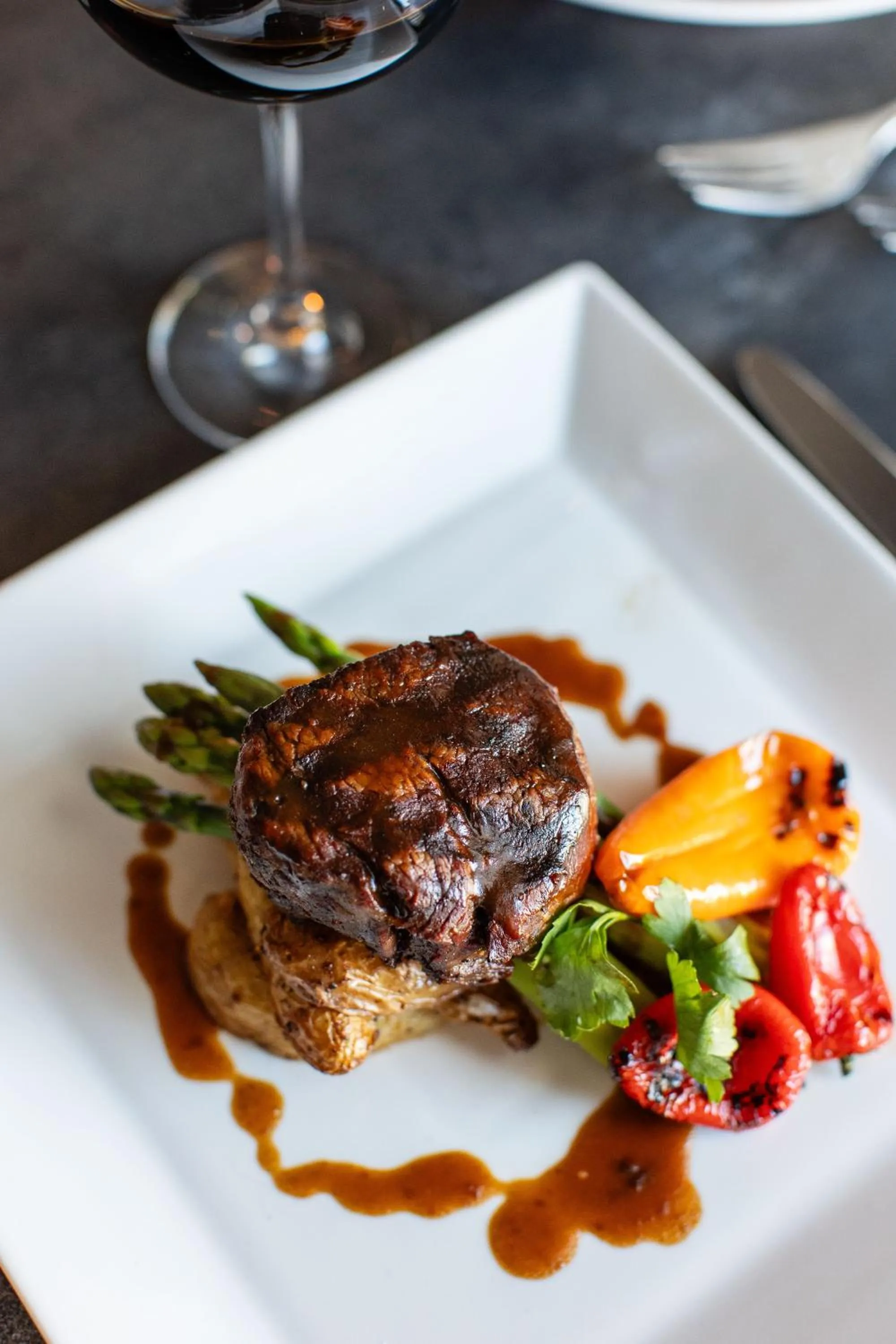 Food close-up in The Centennial Hotel