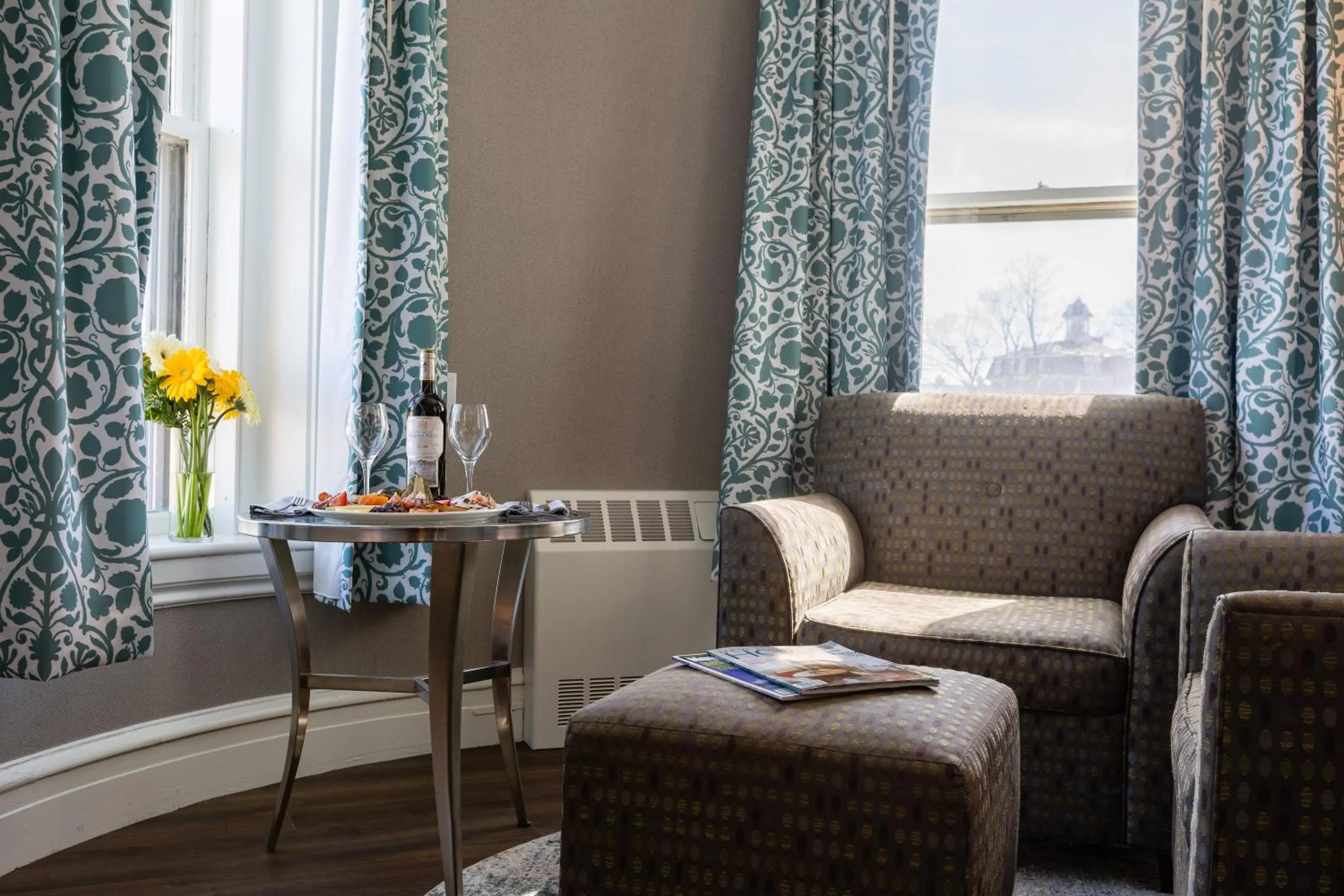 Seating area in The Centennial Hotel