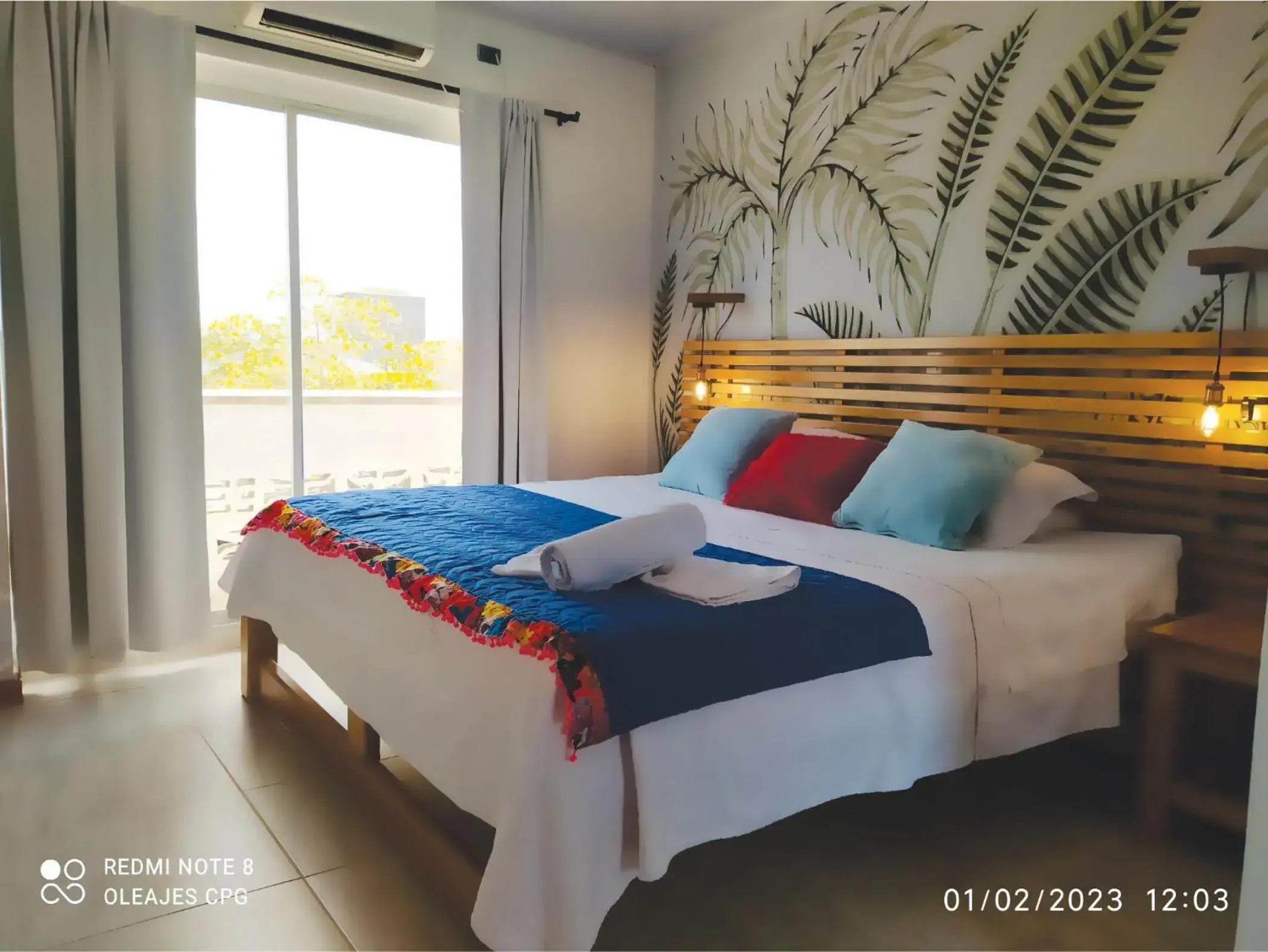 Quadruple Room with Balcony in Oleajes Capurganá Quadruple Room with Balcony in Oleajes Capurganá