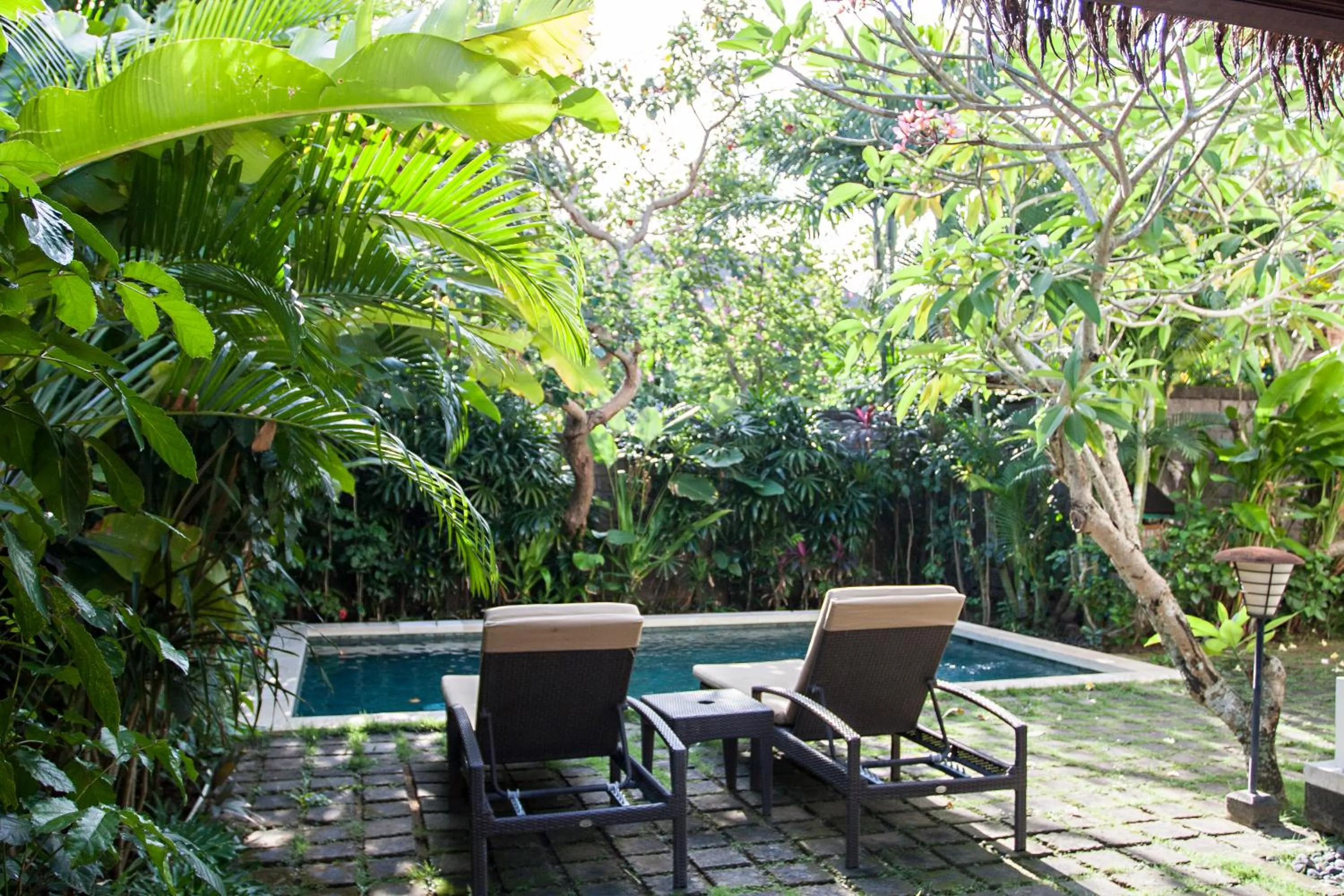 Garden view in Villa Canggu by Plataran