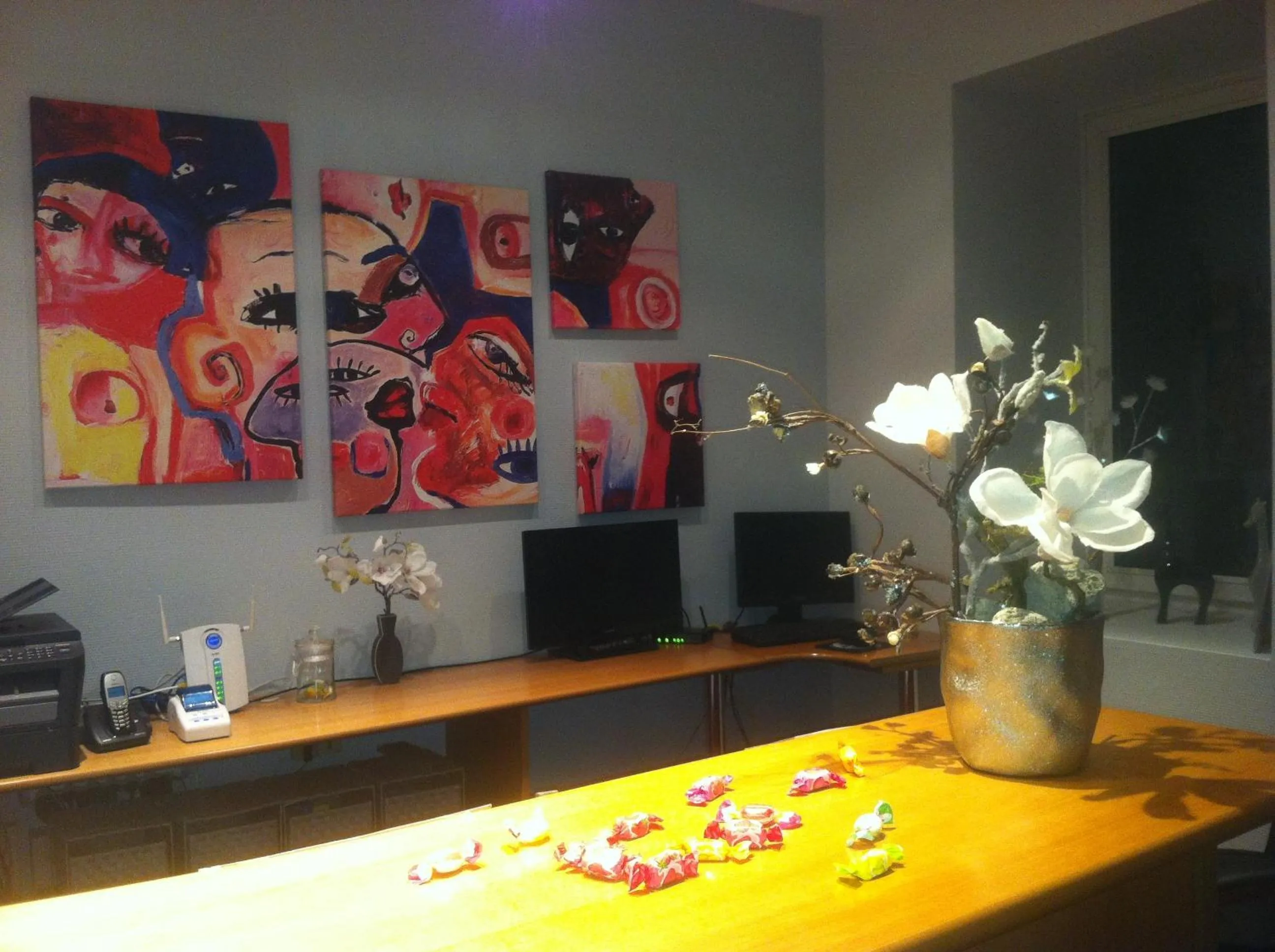 Lobby or reception in Amadeus Hotel