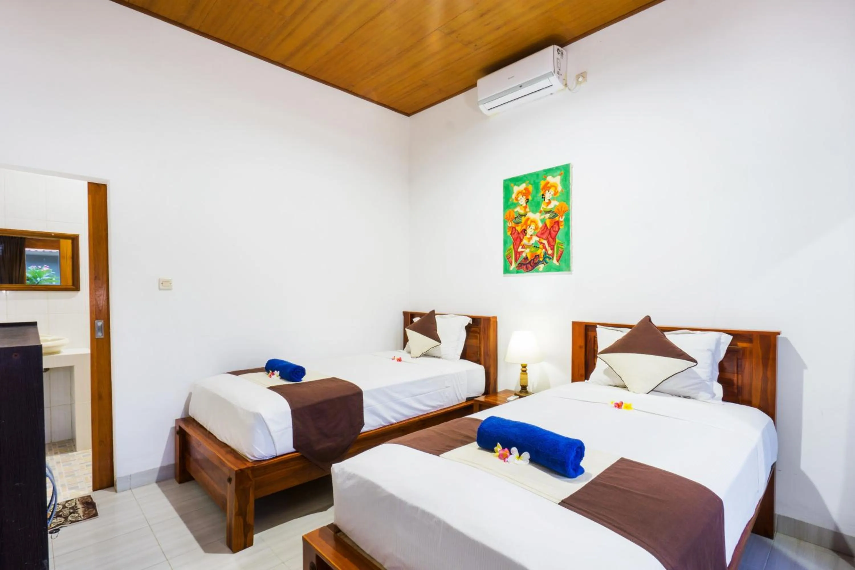 Bedroom, Bed in Nusa Bagus Homestay Lembongan