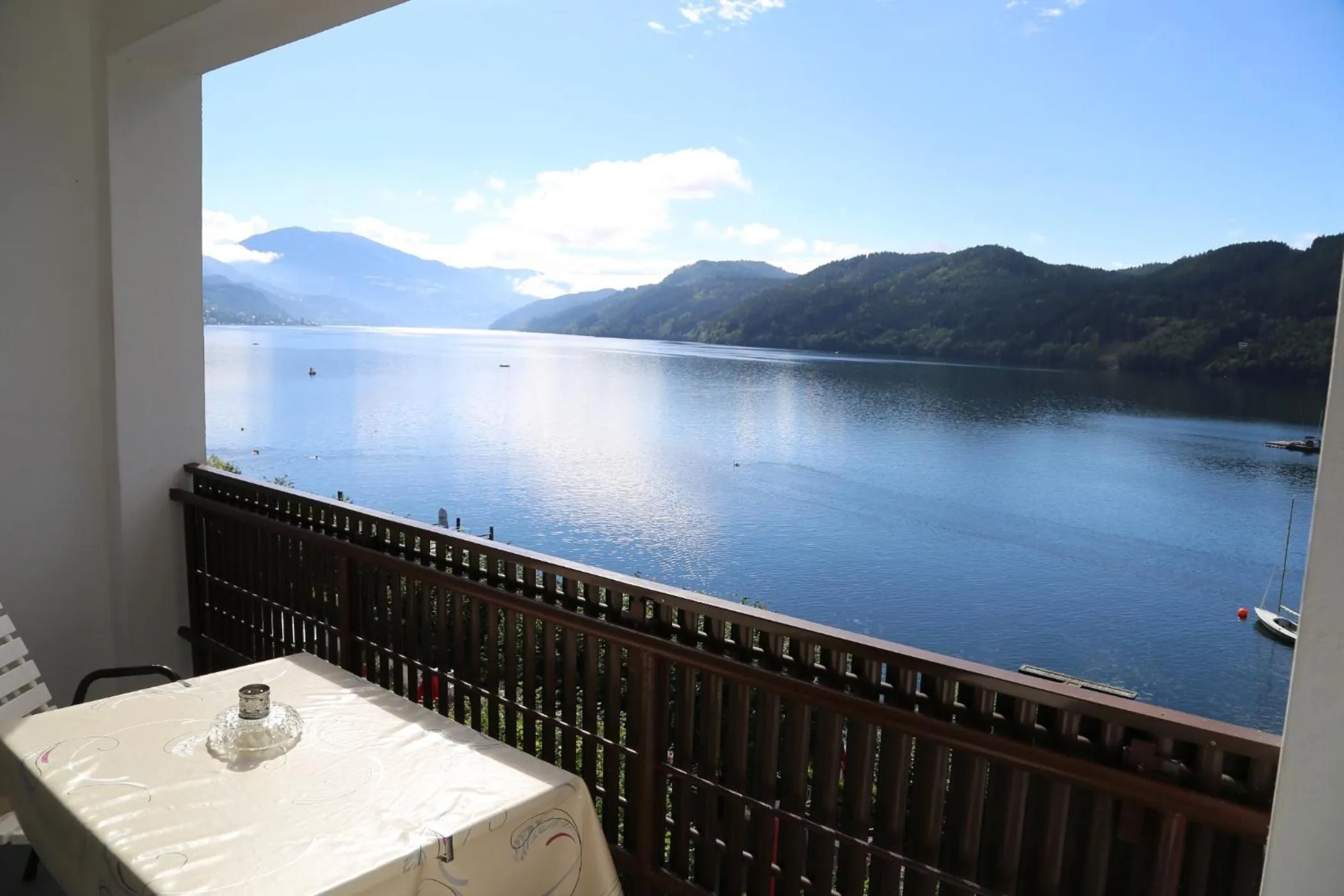 View (from property/room) in Strandhotel Pichler