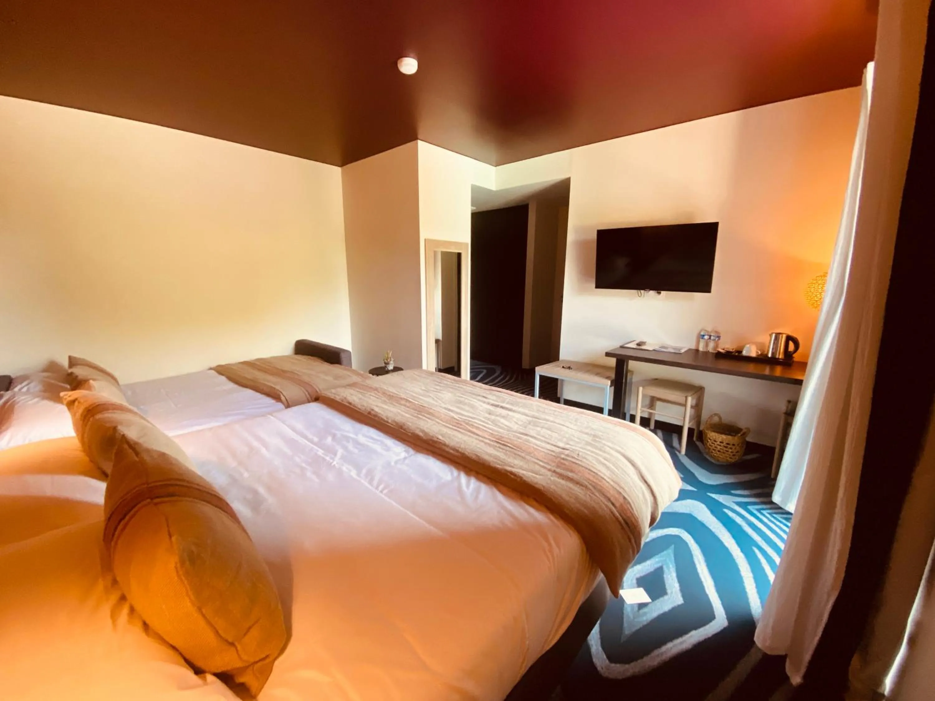 Family, Bed in Hôtel Restaurant Le Relais des Gourmands