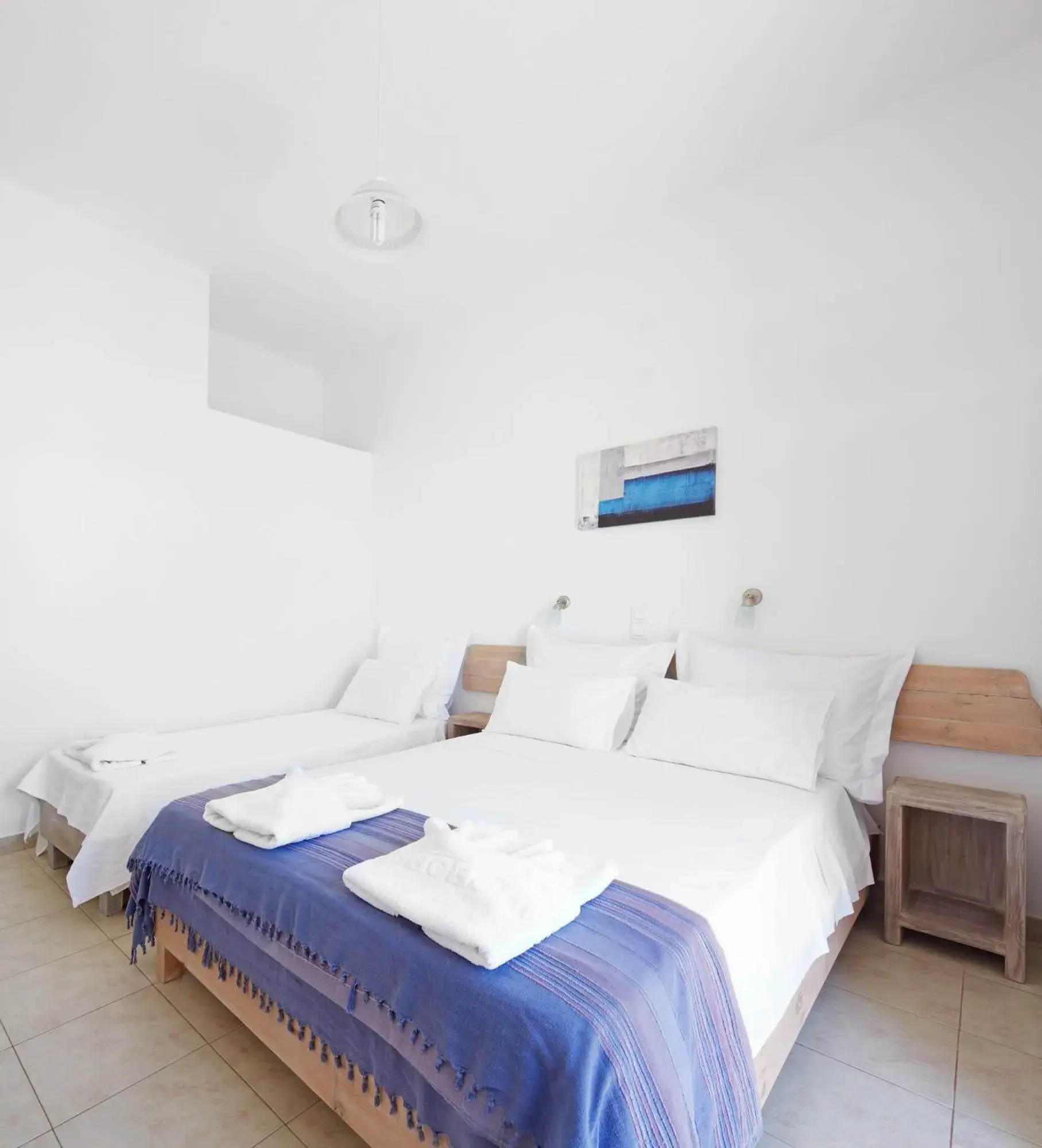 Triple Room Partial Sea View in Londos Hotel Triple Room Partial Sea View in Londos Hotel