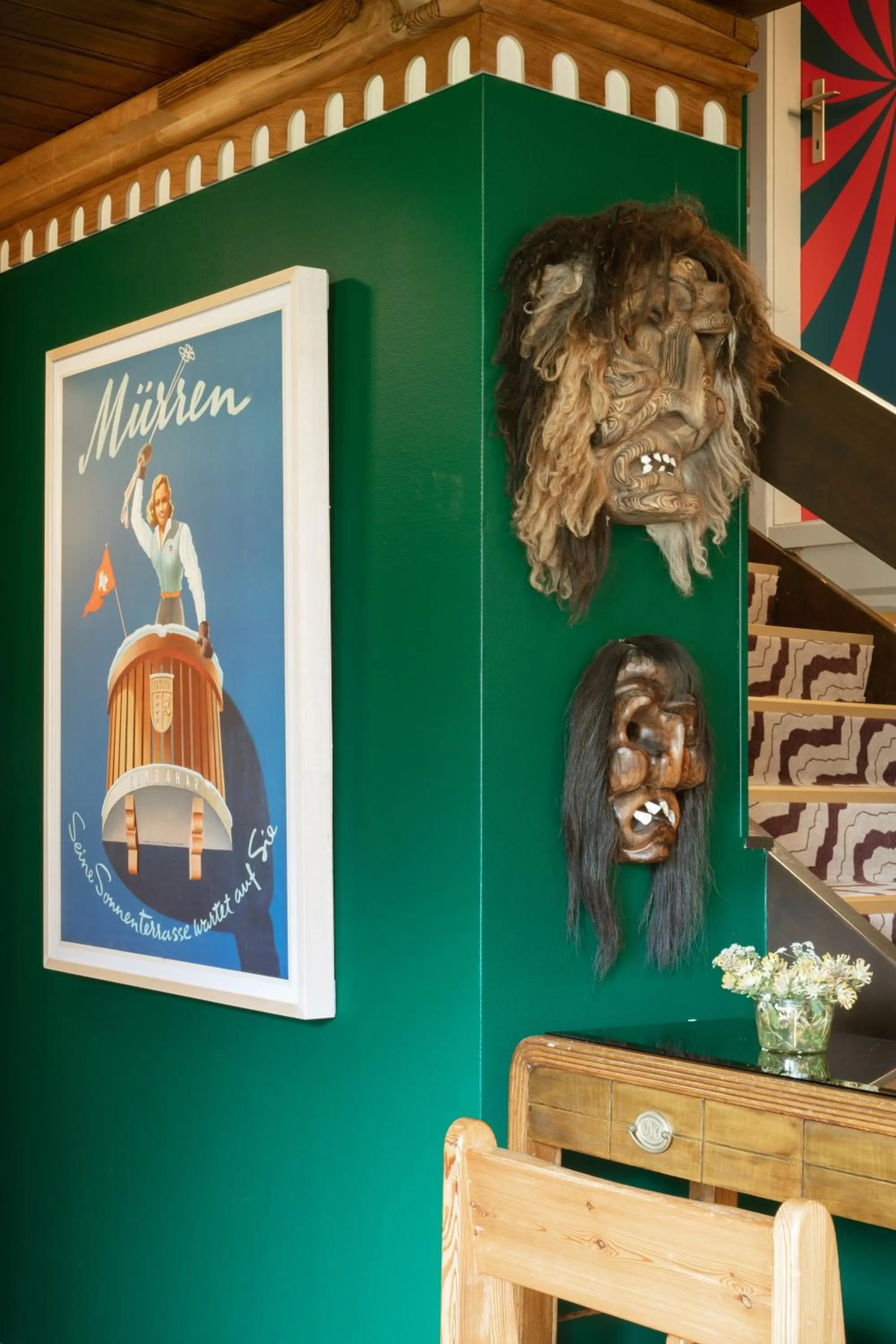 Decorative detail in Hotel Drei Berge