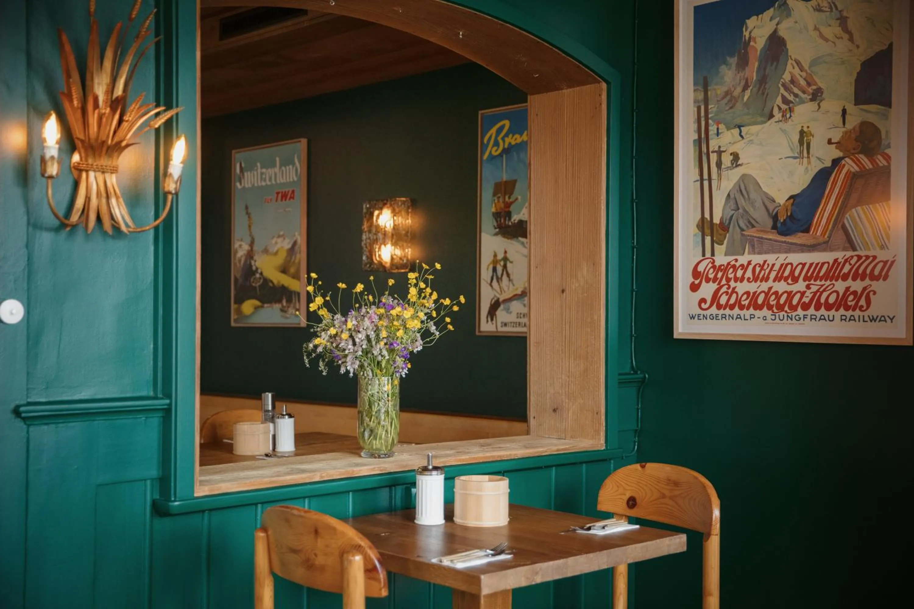 Dining area in Hotel Drei Berge