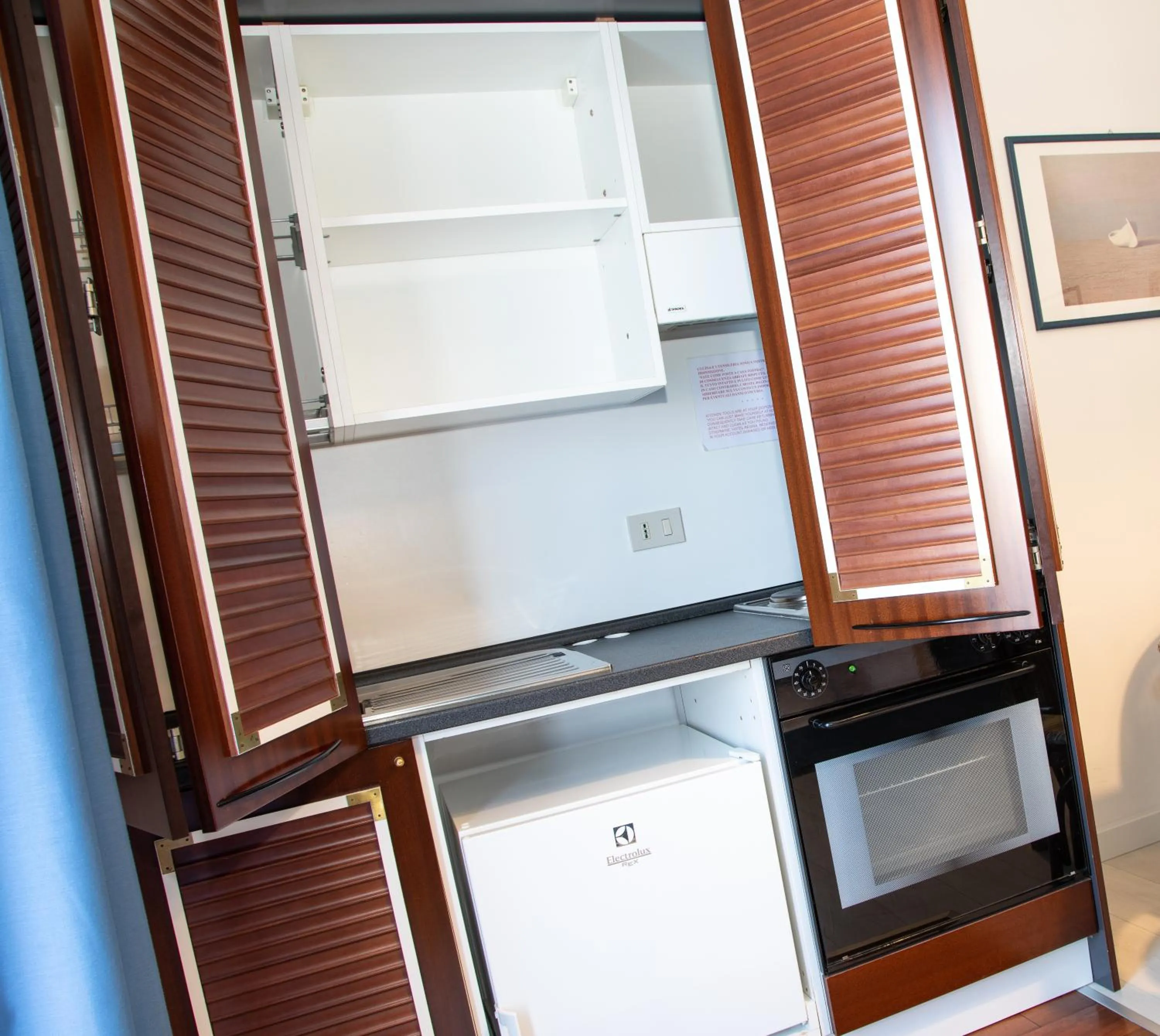 Kitchen or kitchenette in Regina Urban Beach Hotel