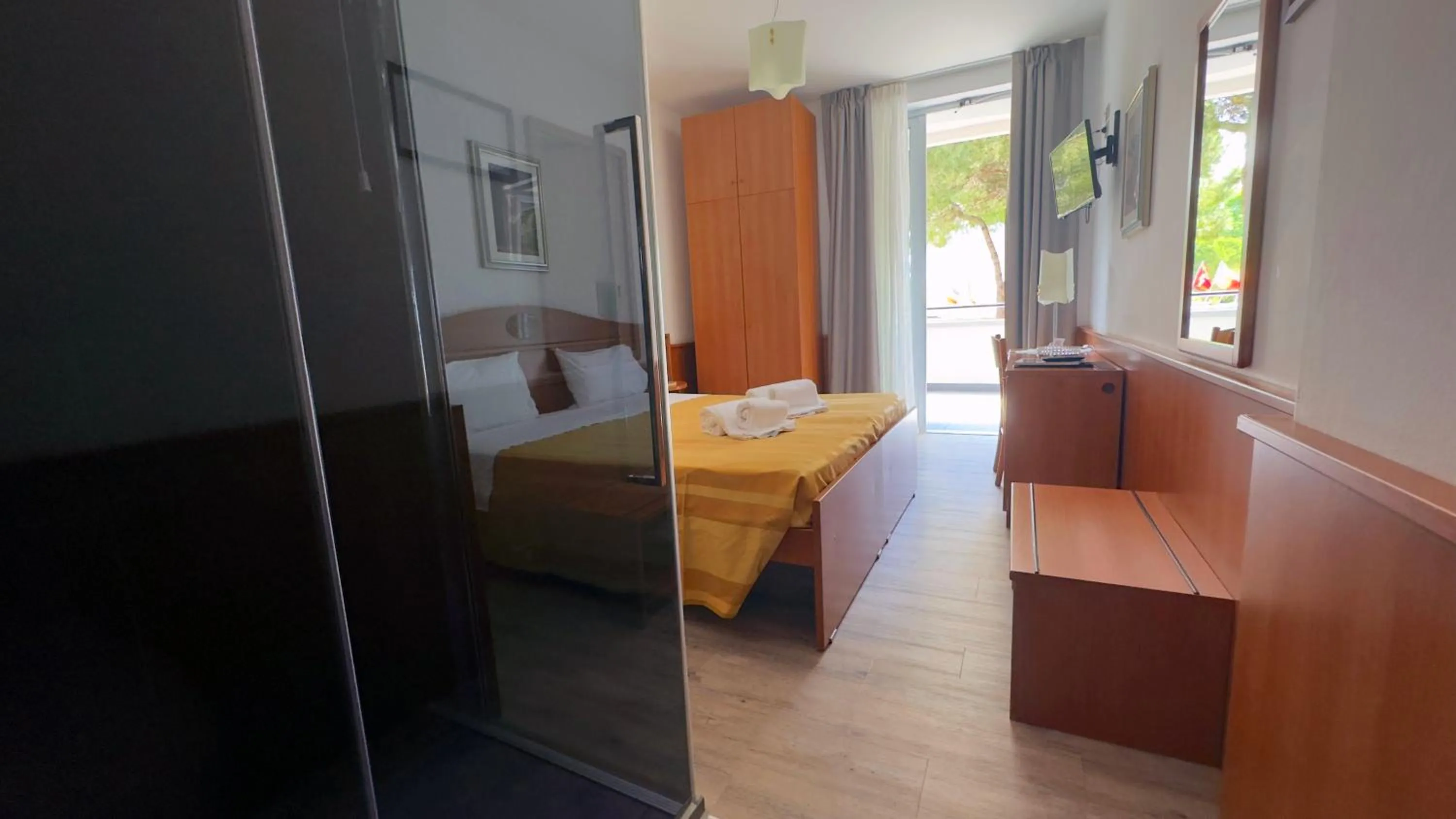 Bed in Hotel Leonardo Da Vinci Wellness SPA