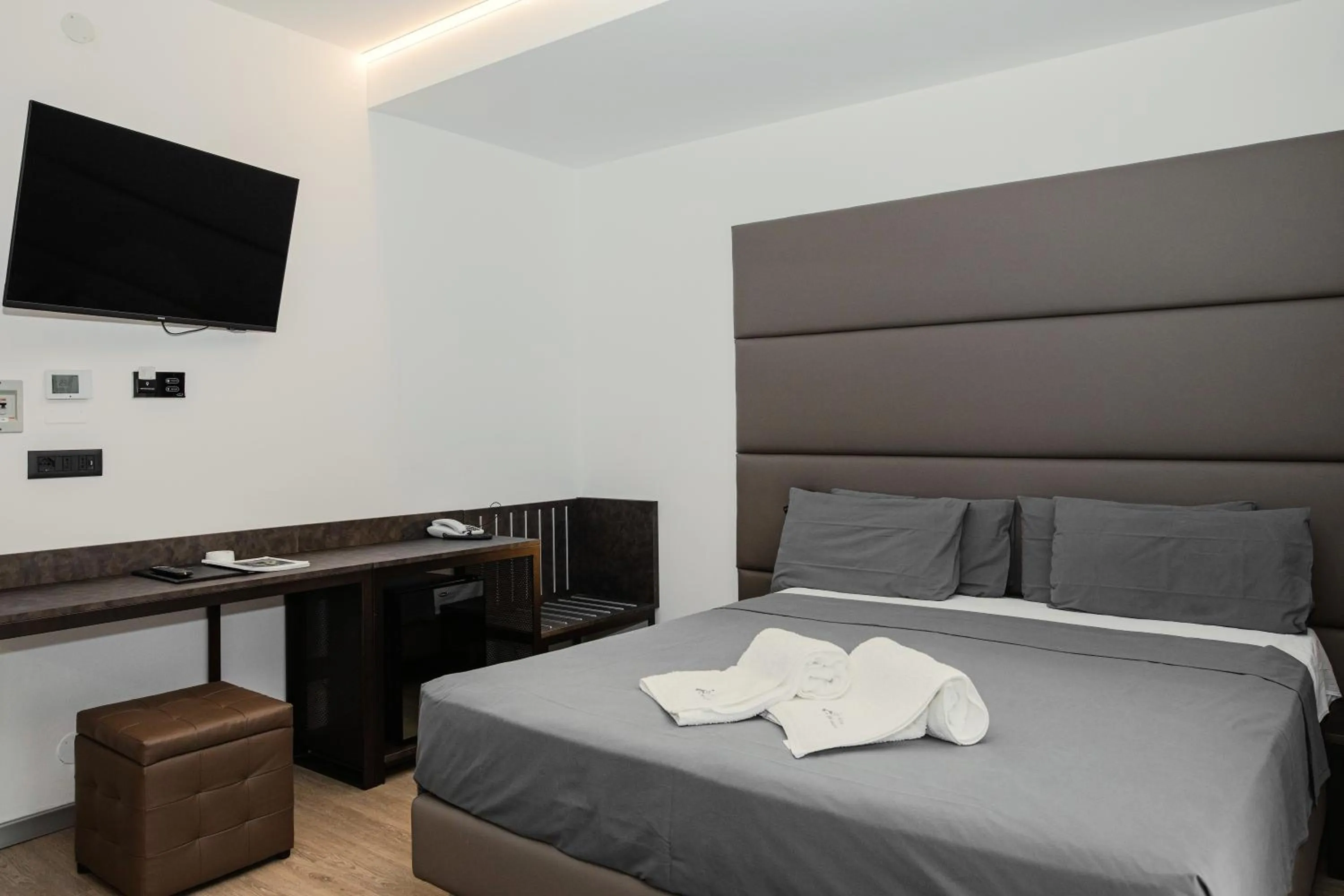 Bed in Hotel Leonardo Da Vinci Wellness SPA