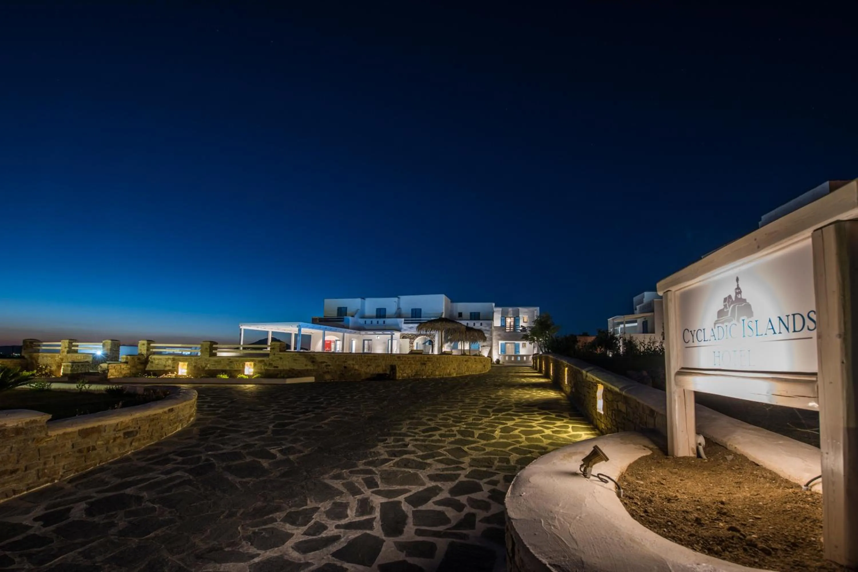 Facade/entrance in Cycladic Islands Hotel & Spa