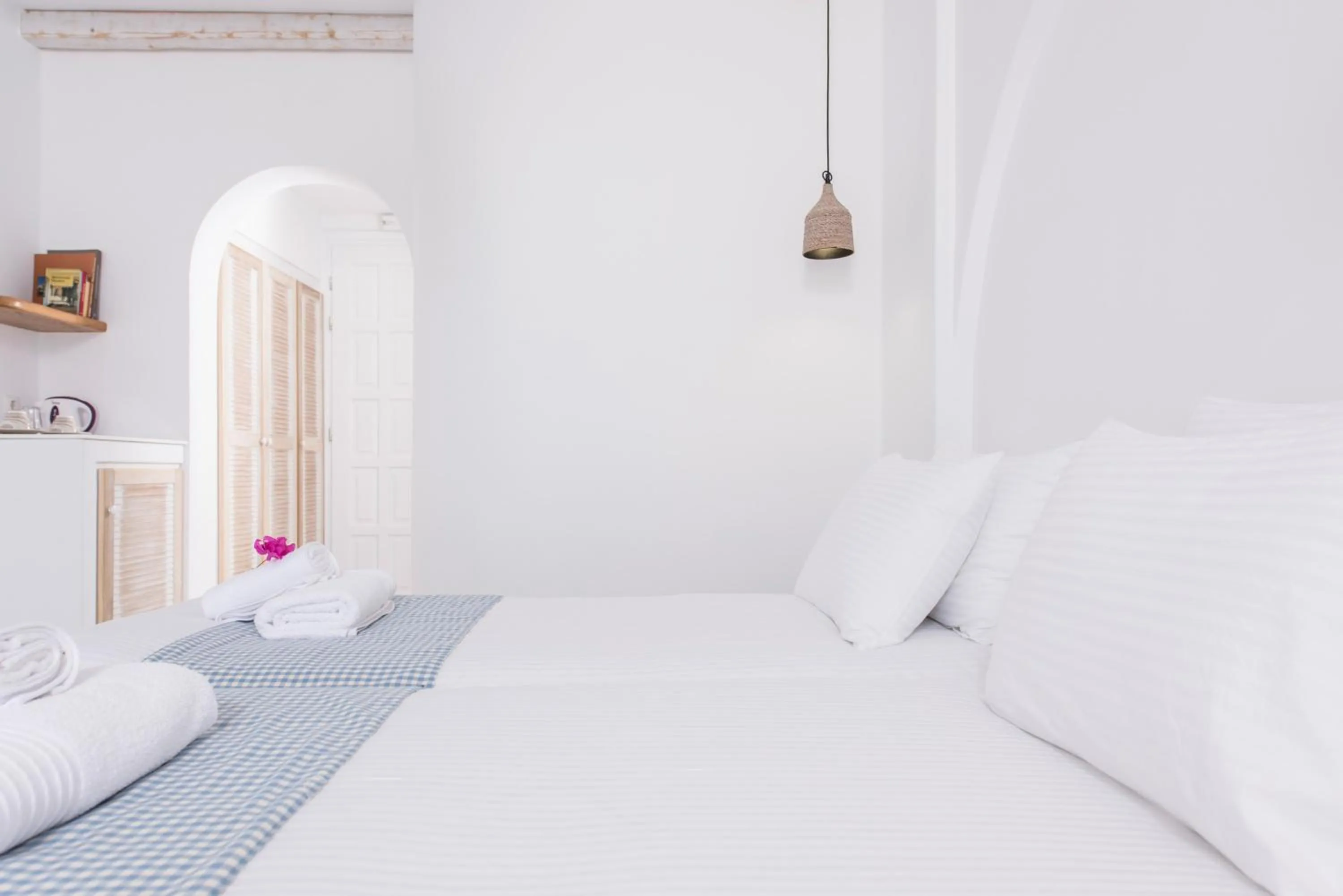 Photo of the whole room, Bed in Cycladic Islands Hotel & Spa