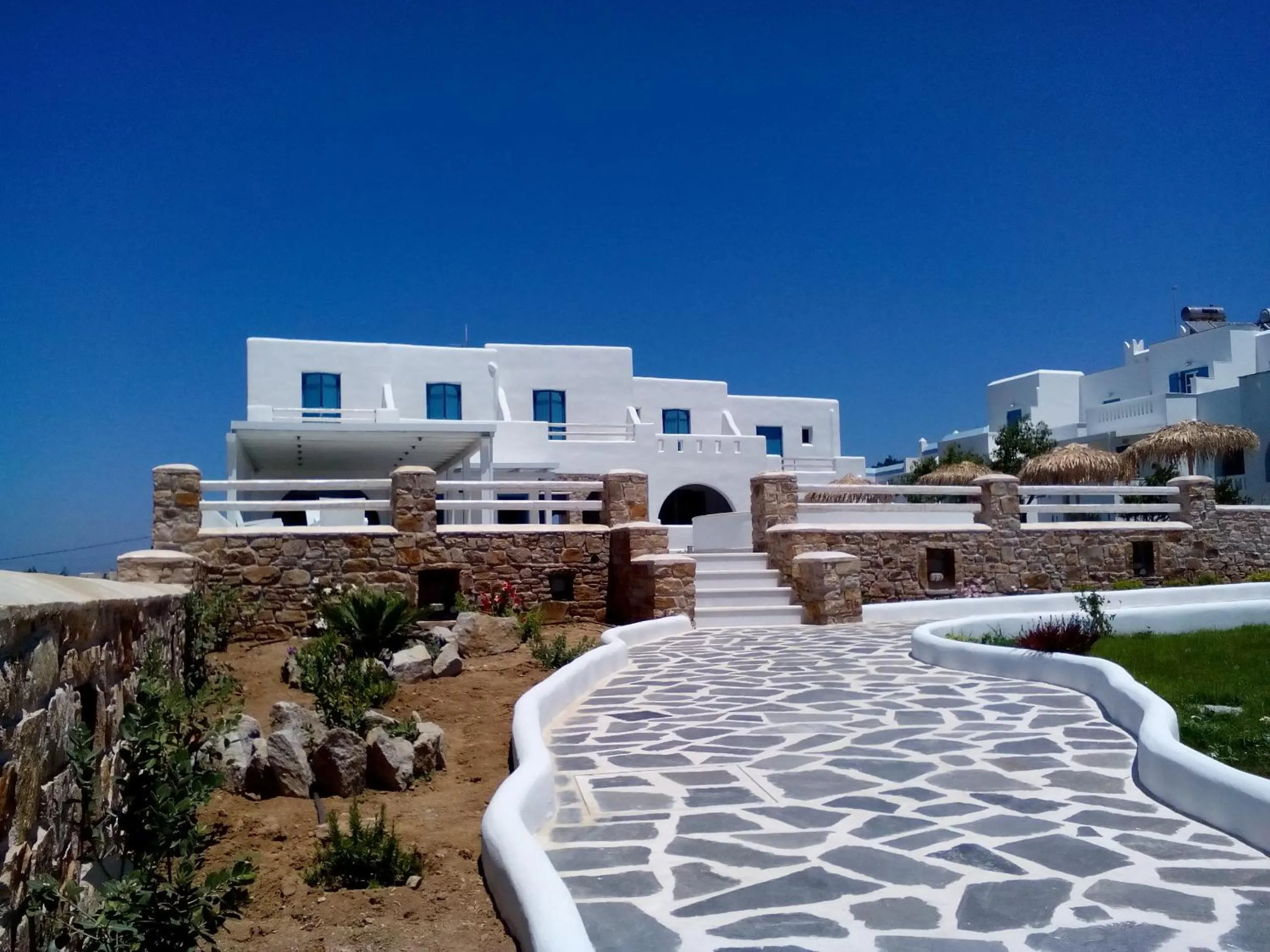 Facade/entrance in Cycladic Islands Hotel & Spa
