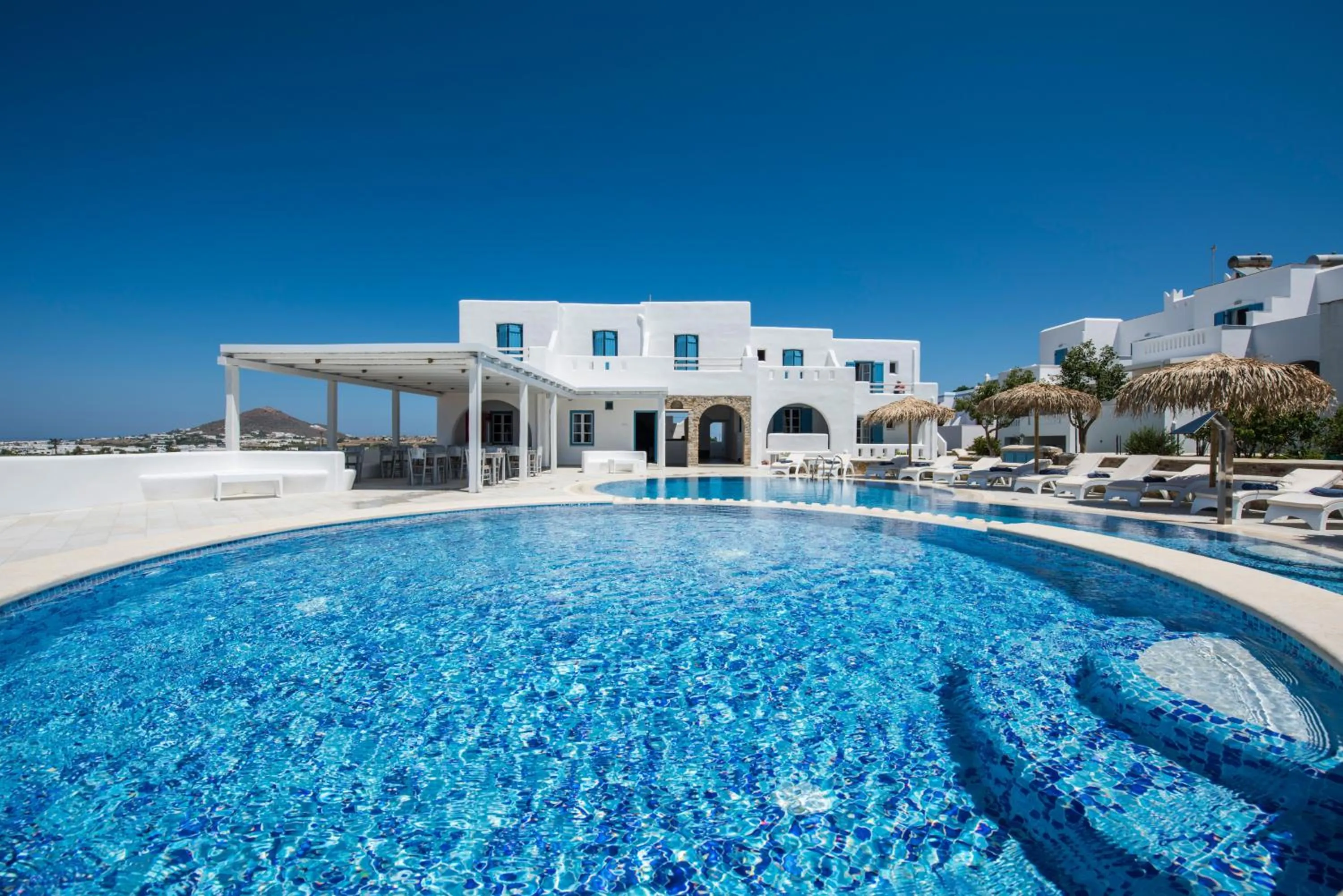 Property building in Cycladic Islands Hotel & Spa