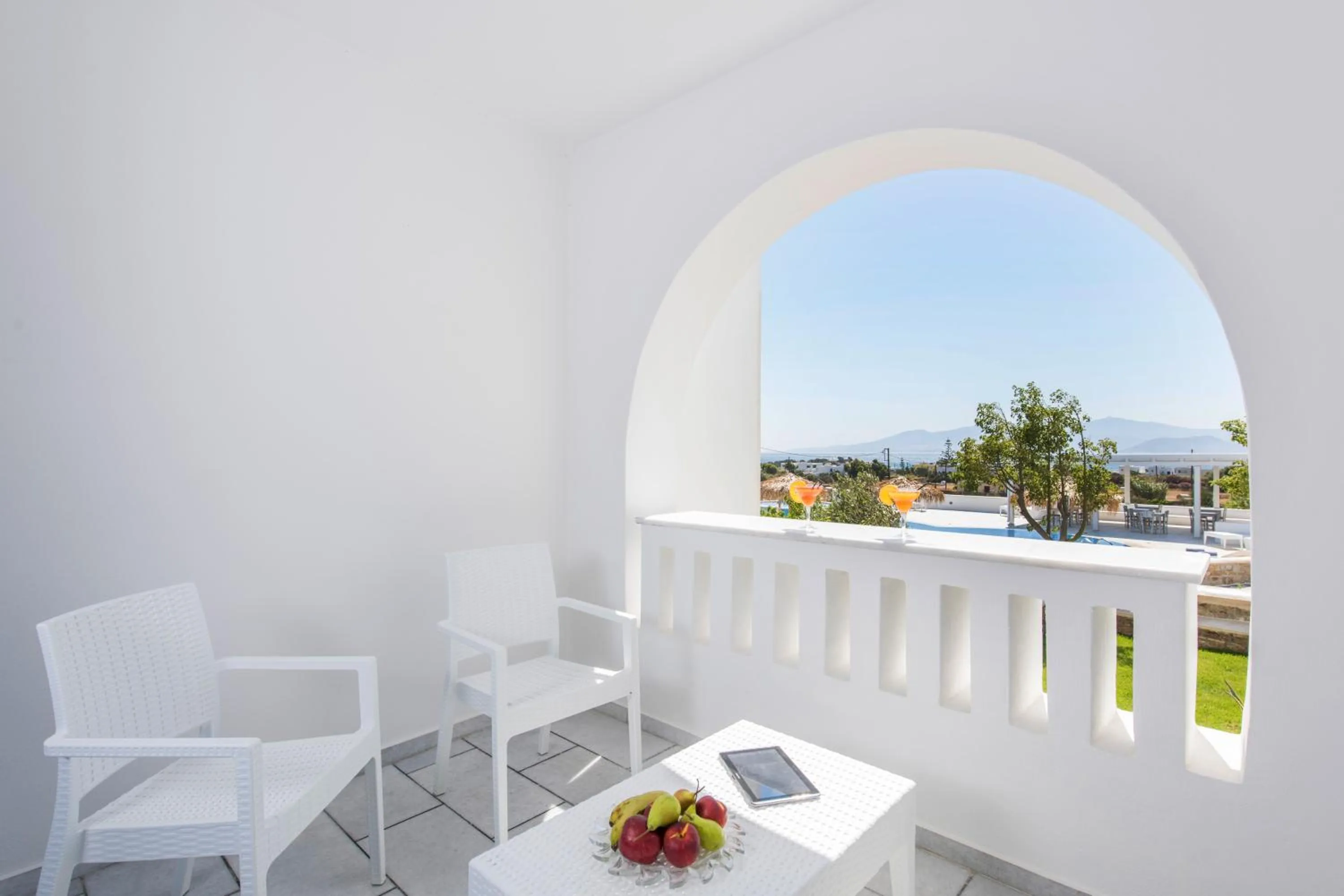 Balcony/Terrace in Cycladic Islands Hotel & Spa