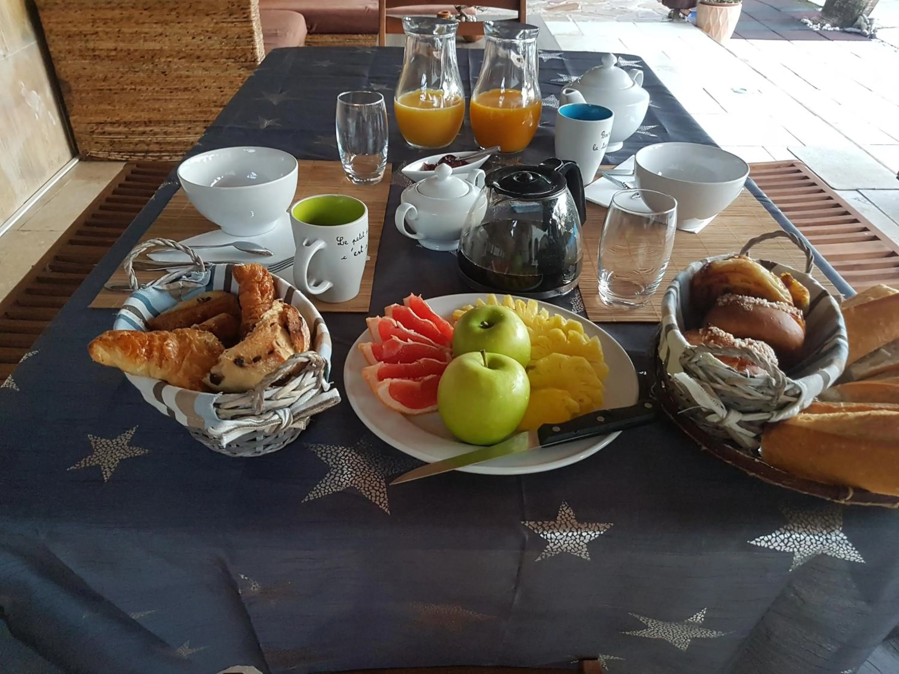 Breakfast in La Villa du Bassin