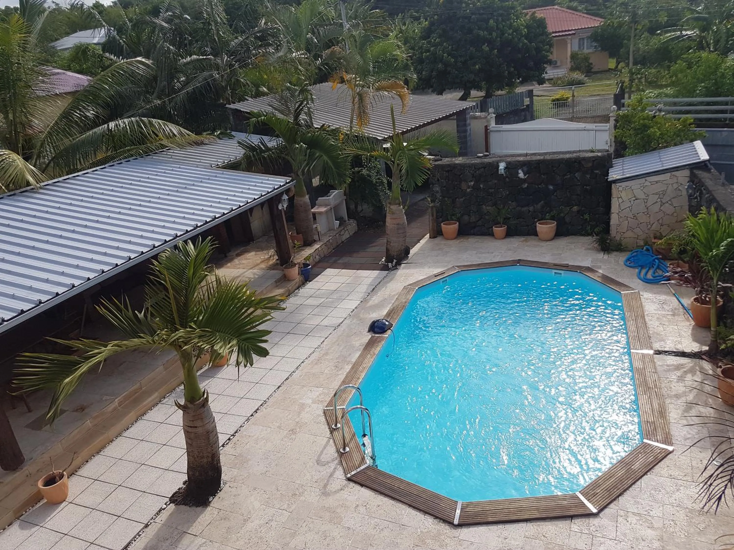 Pool View in La Villa du Bassin