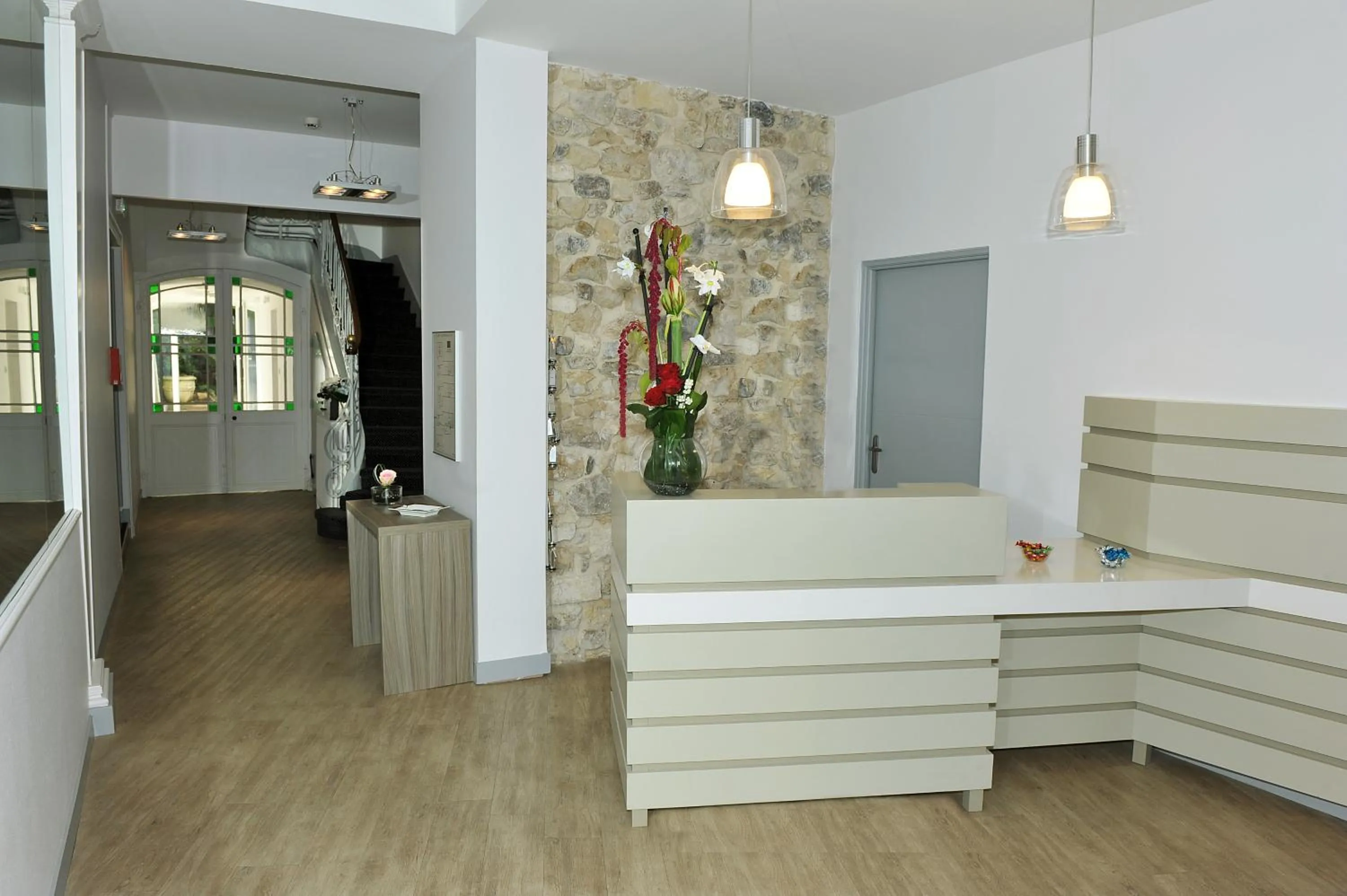 Lobby or reception in Hôtel Atlantic