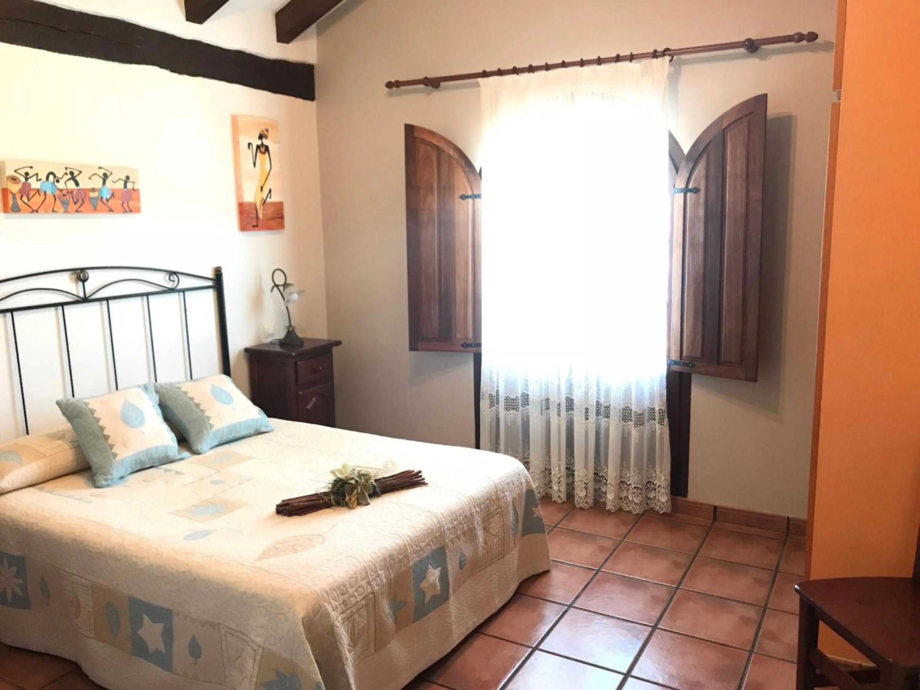 Bed in Posada Mediavia