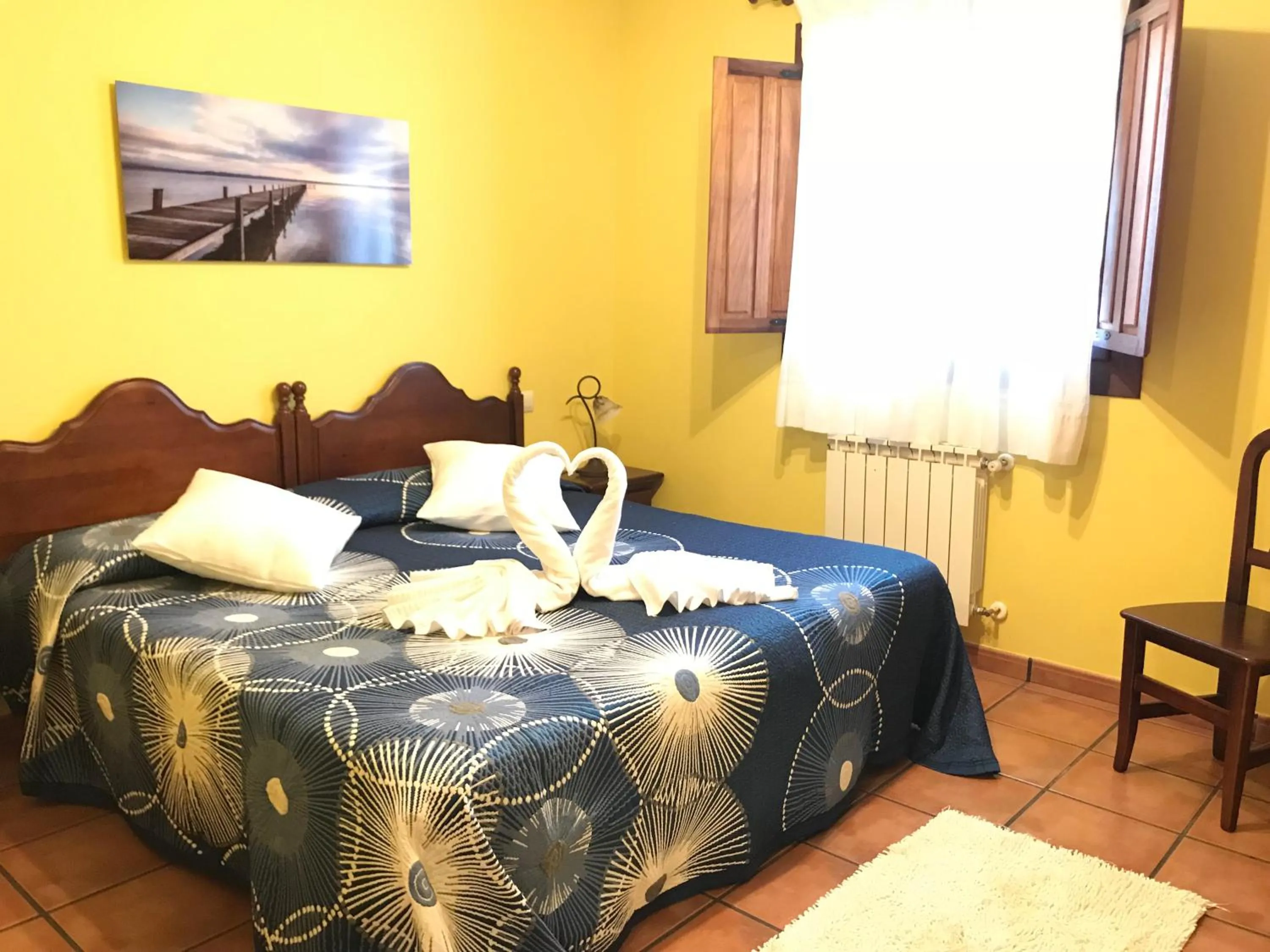 Bed in Posada Mediavia