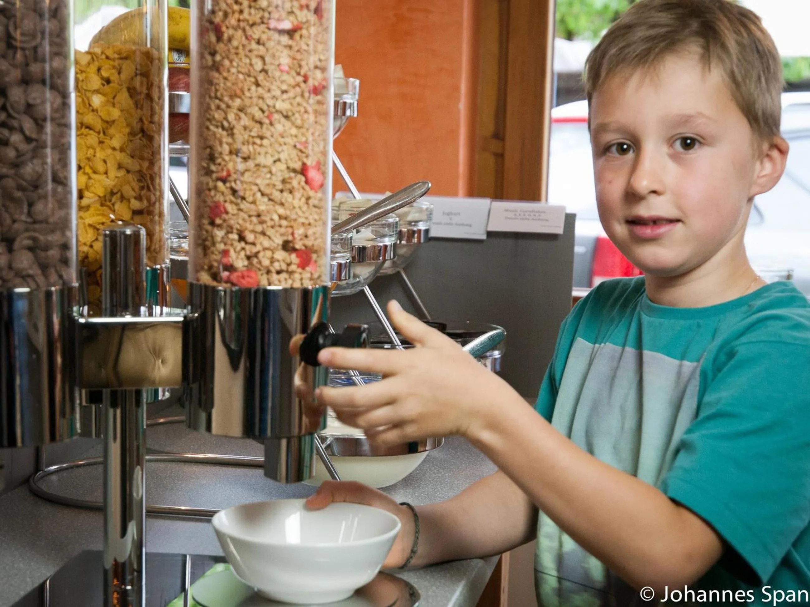 Buffet breakfast in Pension Handle