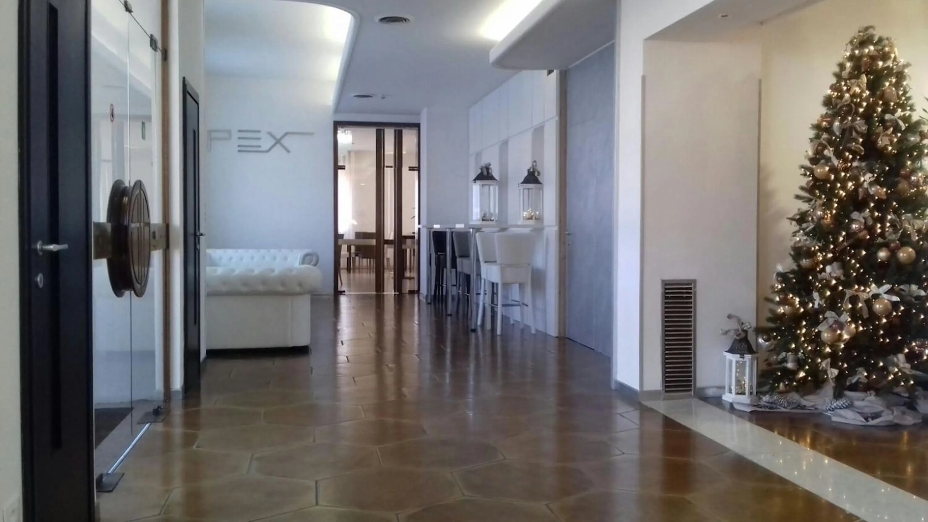 Communal lounge/ TV room, Bed in Hotel Pex Padova