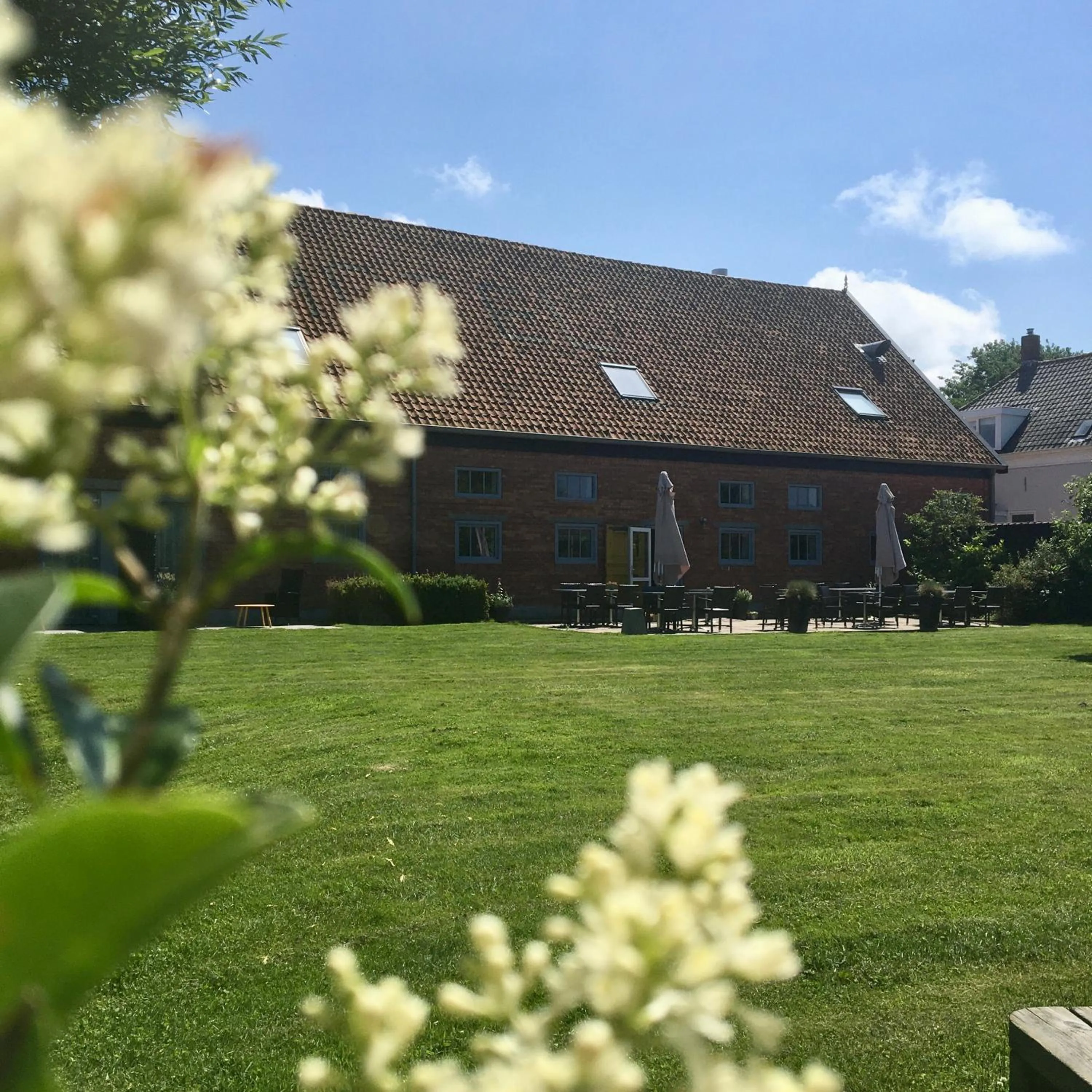 Garden in Hoevehotel 'Hof Christina'