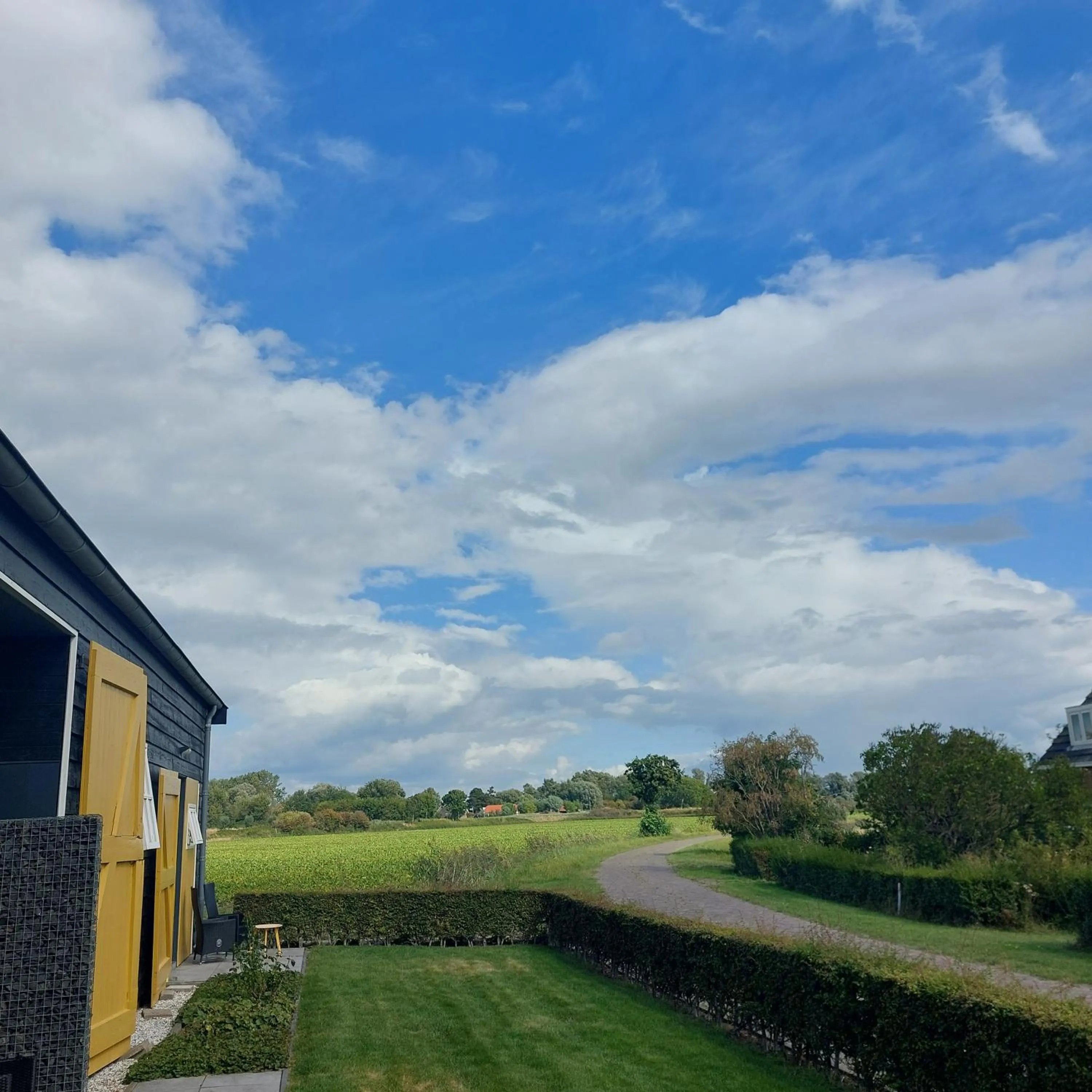 Garden in Hoevehotel 'Hof Christina'