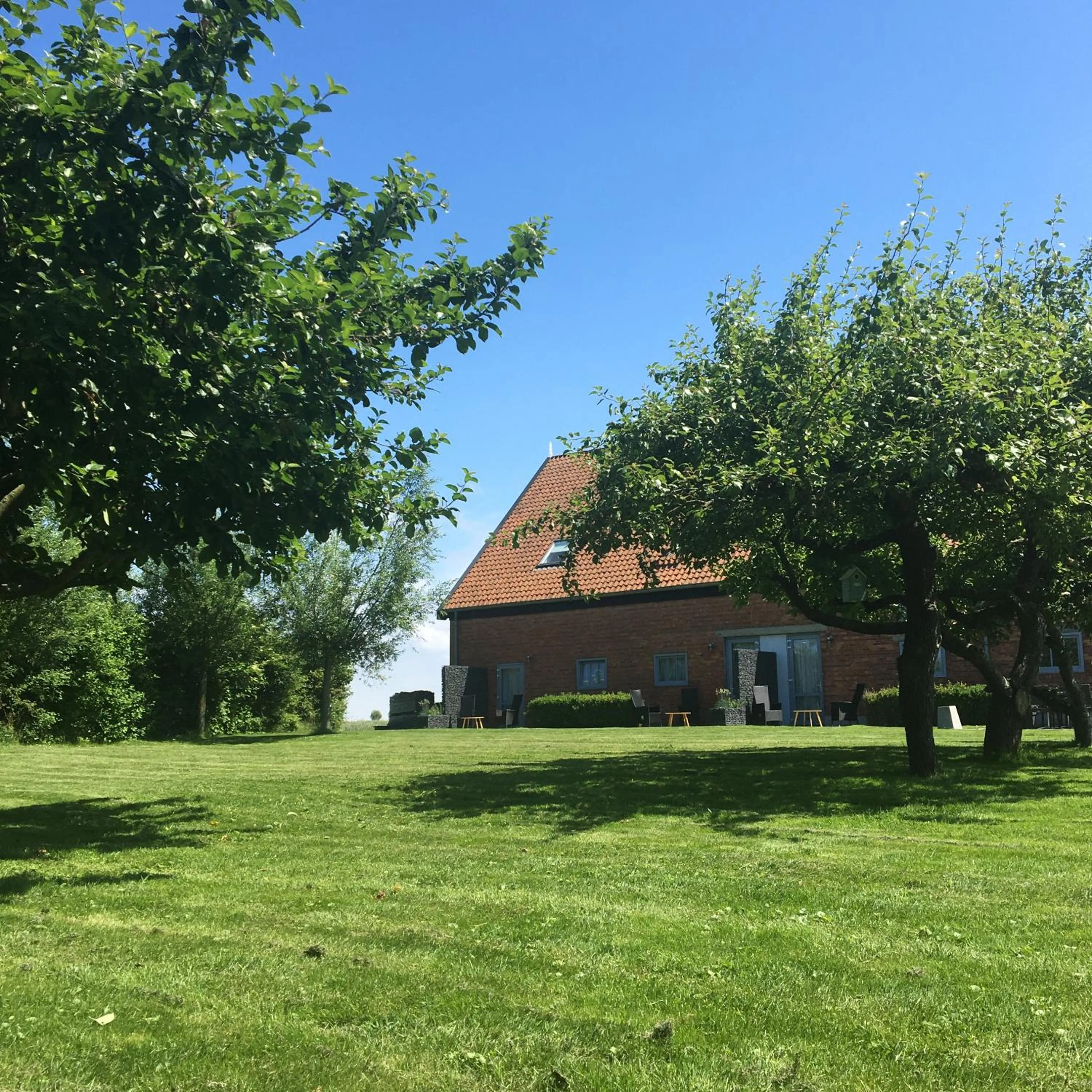 Garden in Hoevehotel 'Hof Christina'