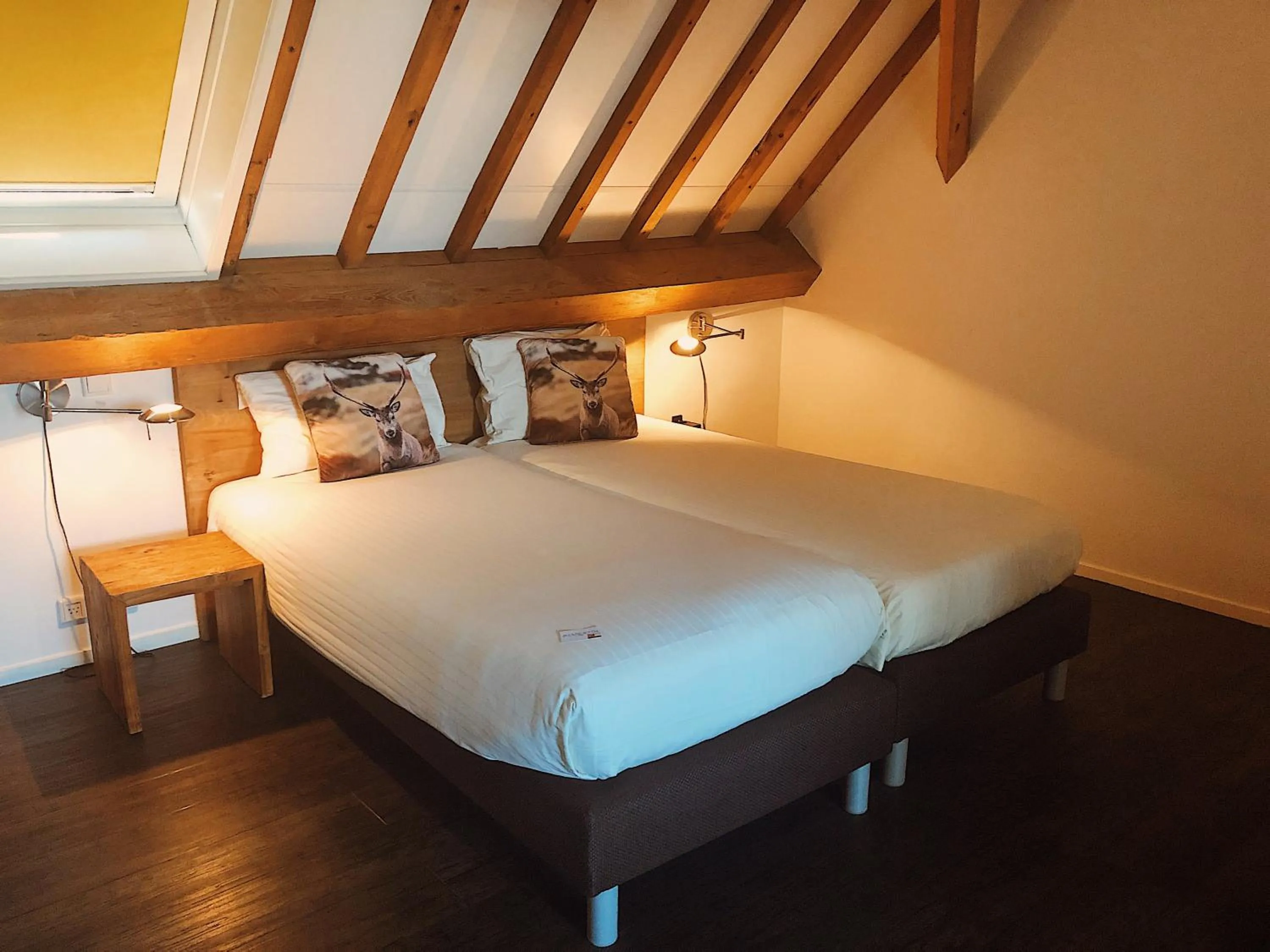 Bed in Hoevehotel 'Hof Christina'