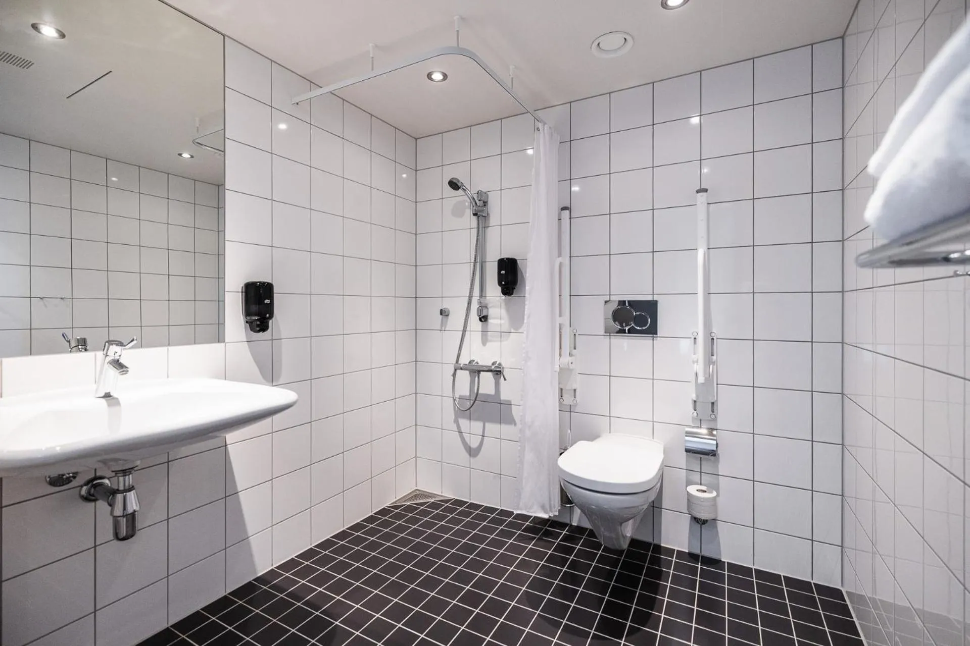 Toilet in Fru Haugans Hotel