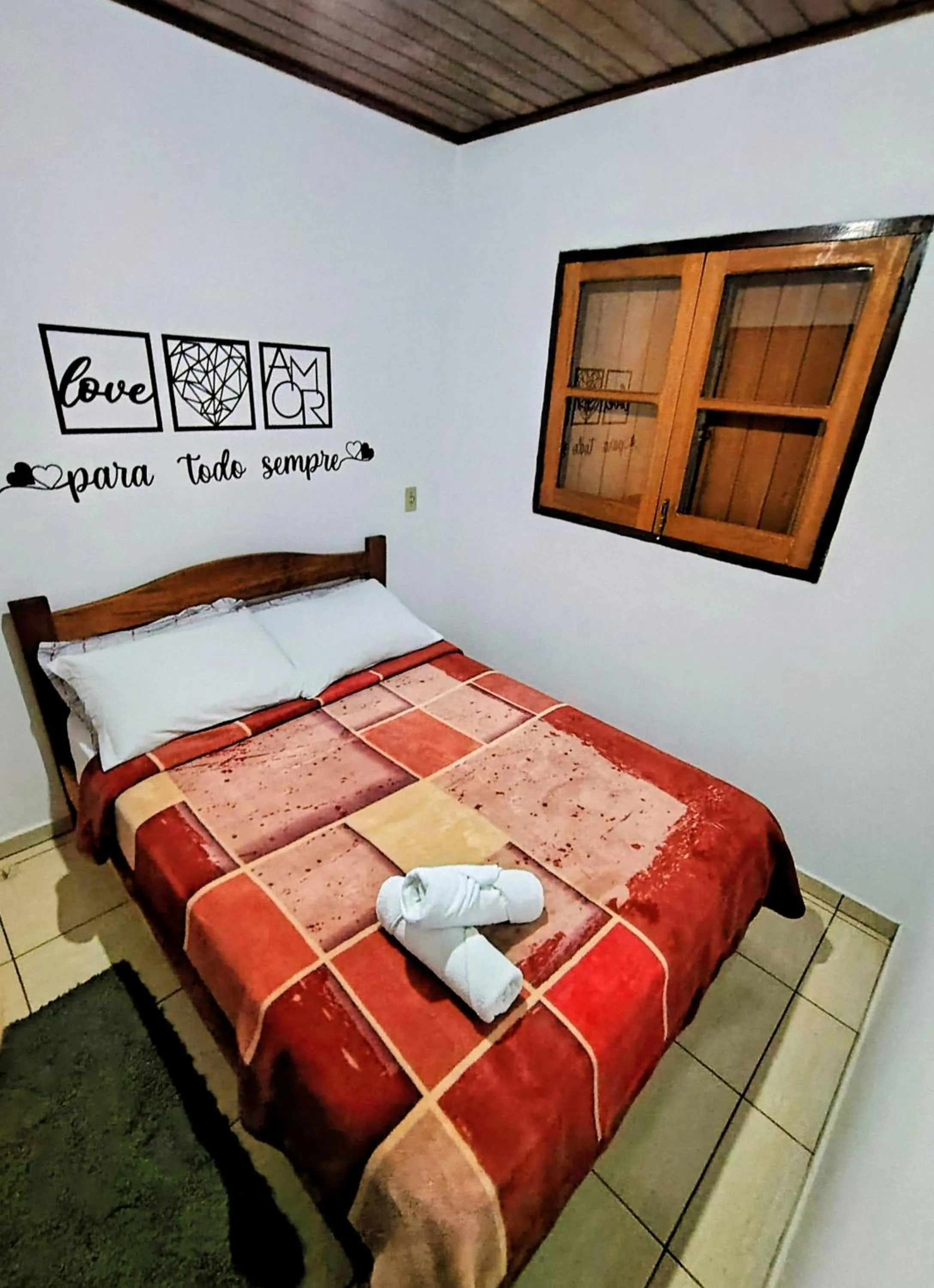 Bed in Chalés e suítes lima