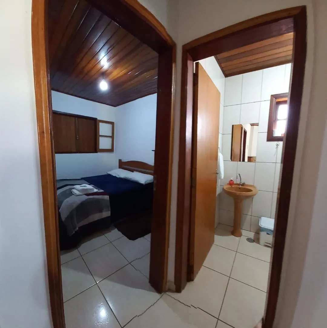 Bed in Chalés e suítes lima