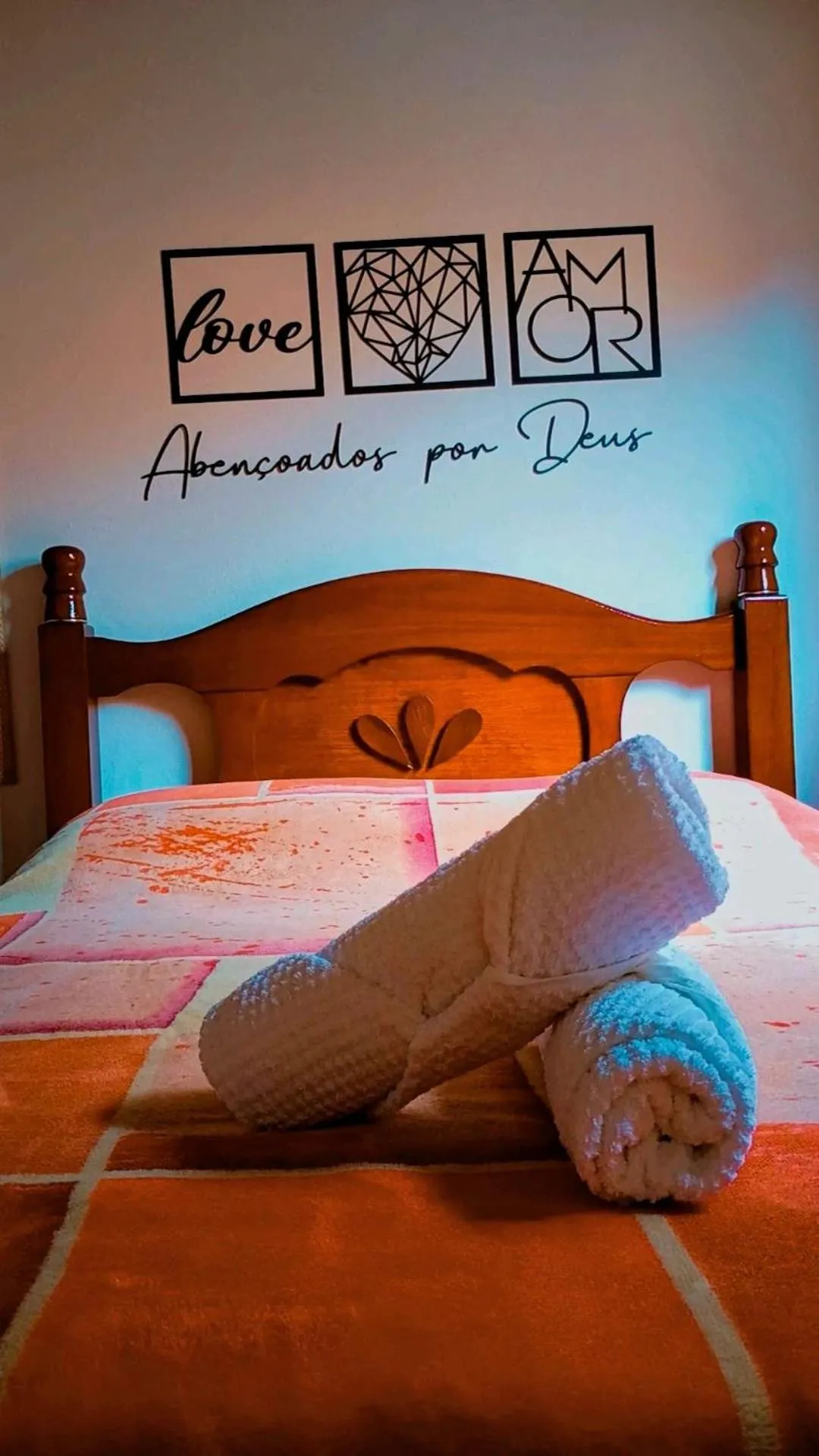 Bed in Chalés e suítes lima