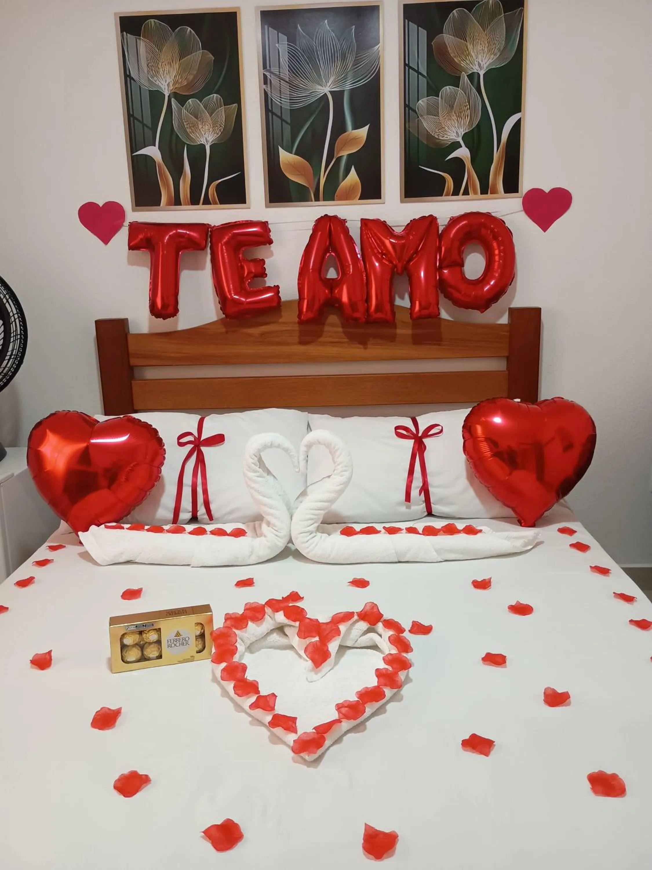 Bed in Chalés e suítes lima