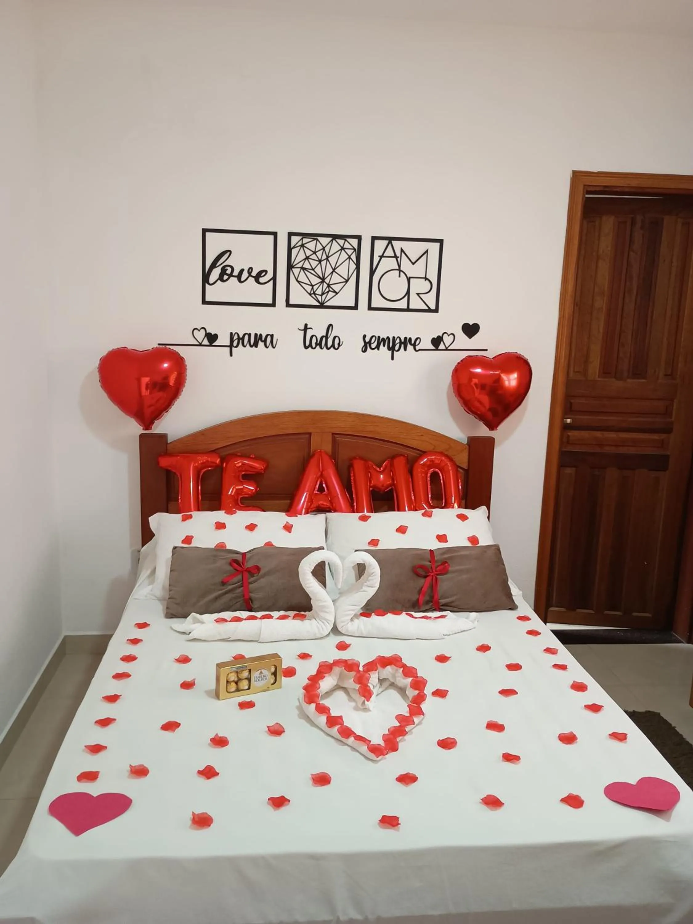 Bed in Chalés e suítes lima