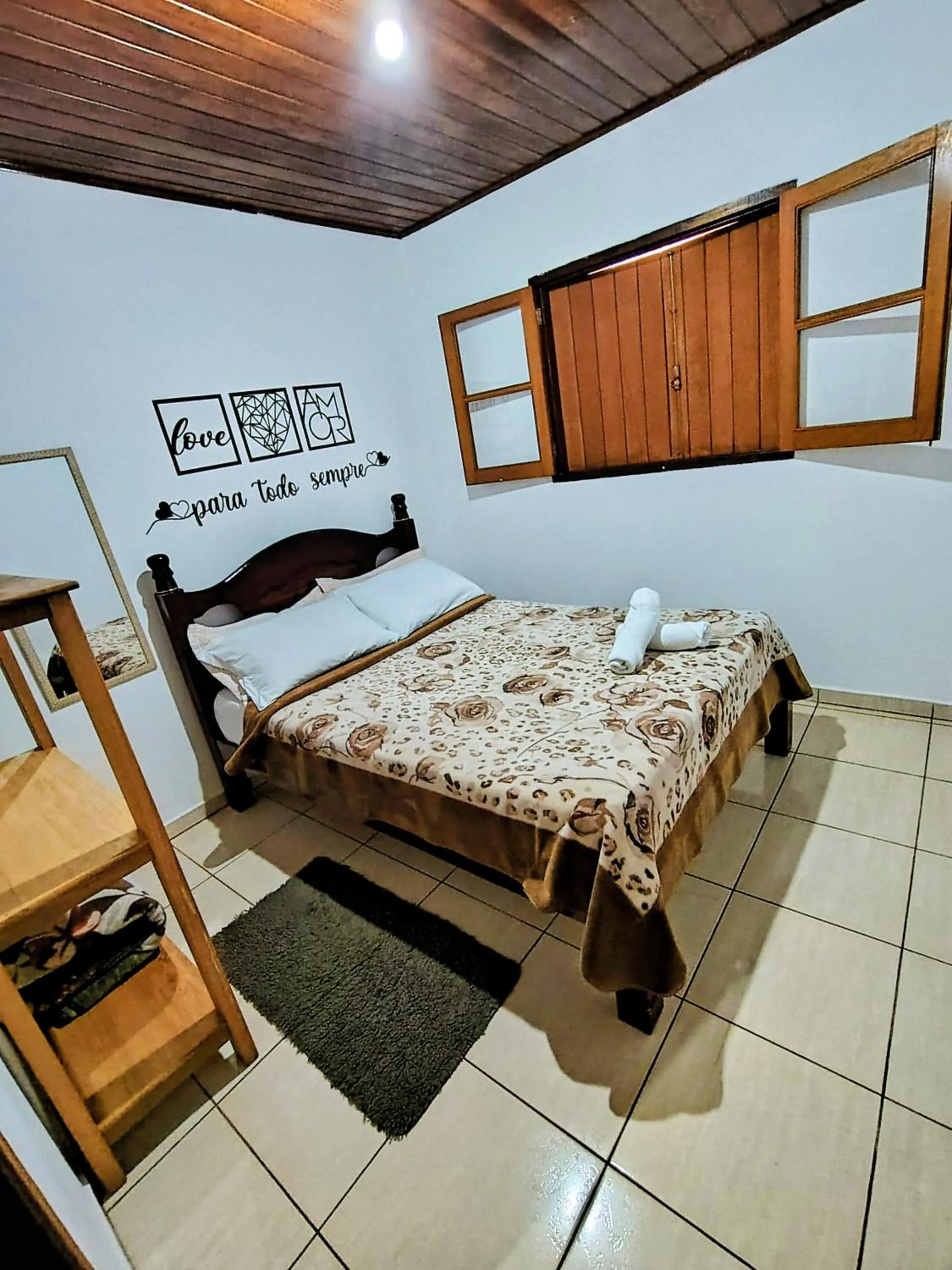 Bed in Chalés e suítes lima