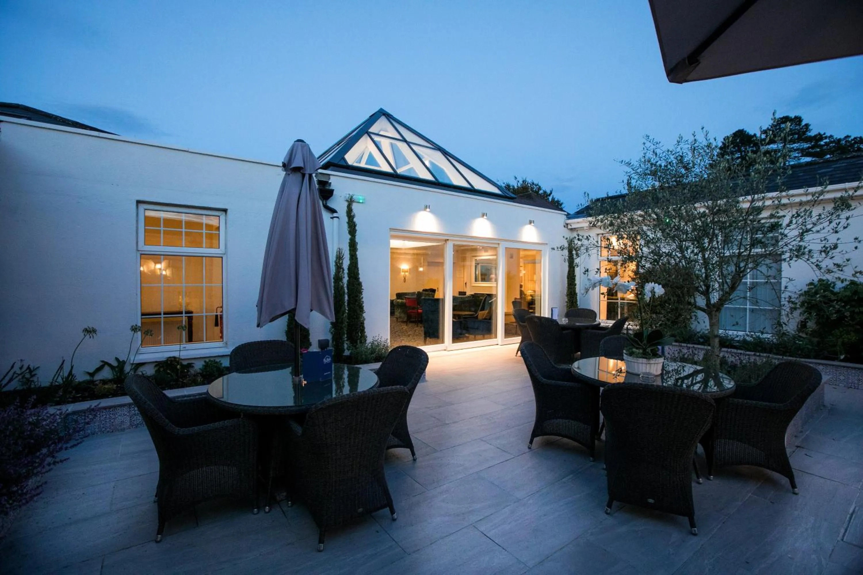 Patio in The Keadeen Hotel