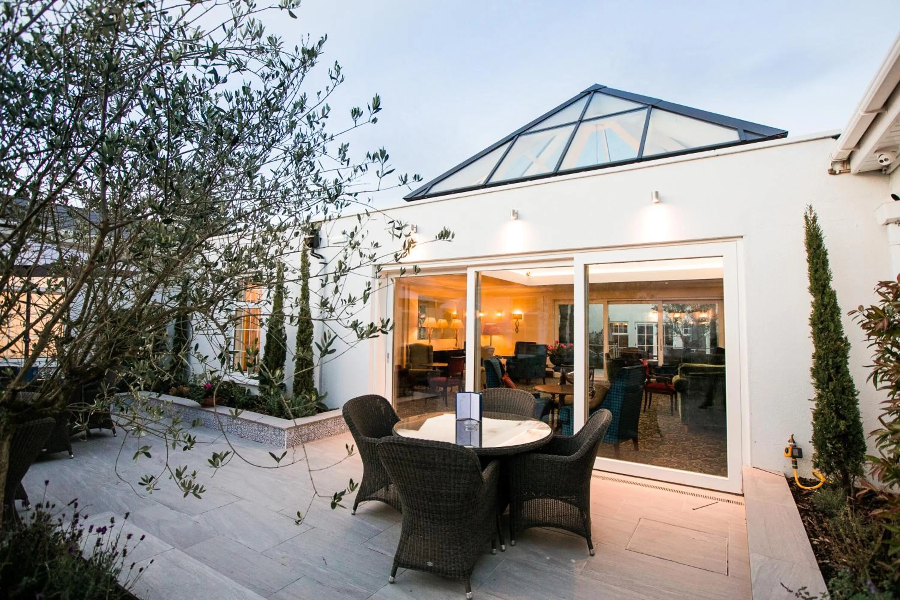 Patio in The Keadeen Hotel