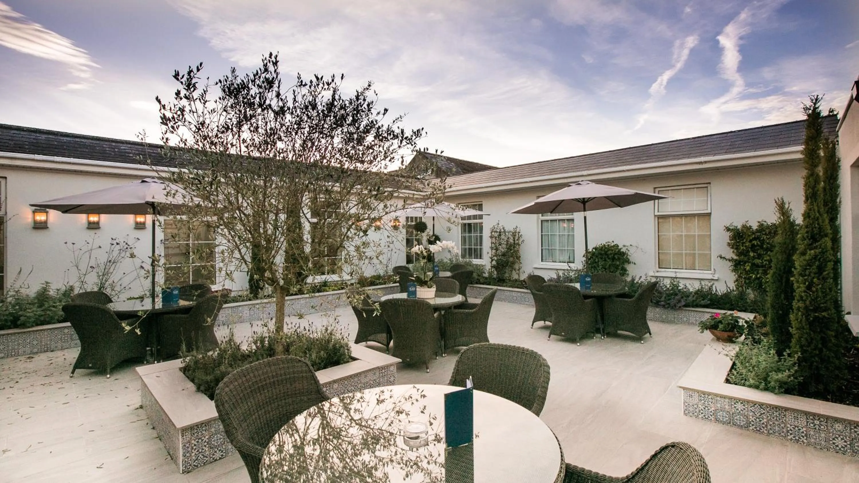 Patio in The Keadeen Hotel