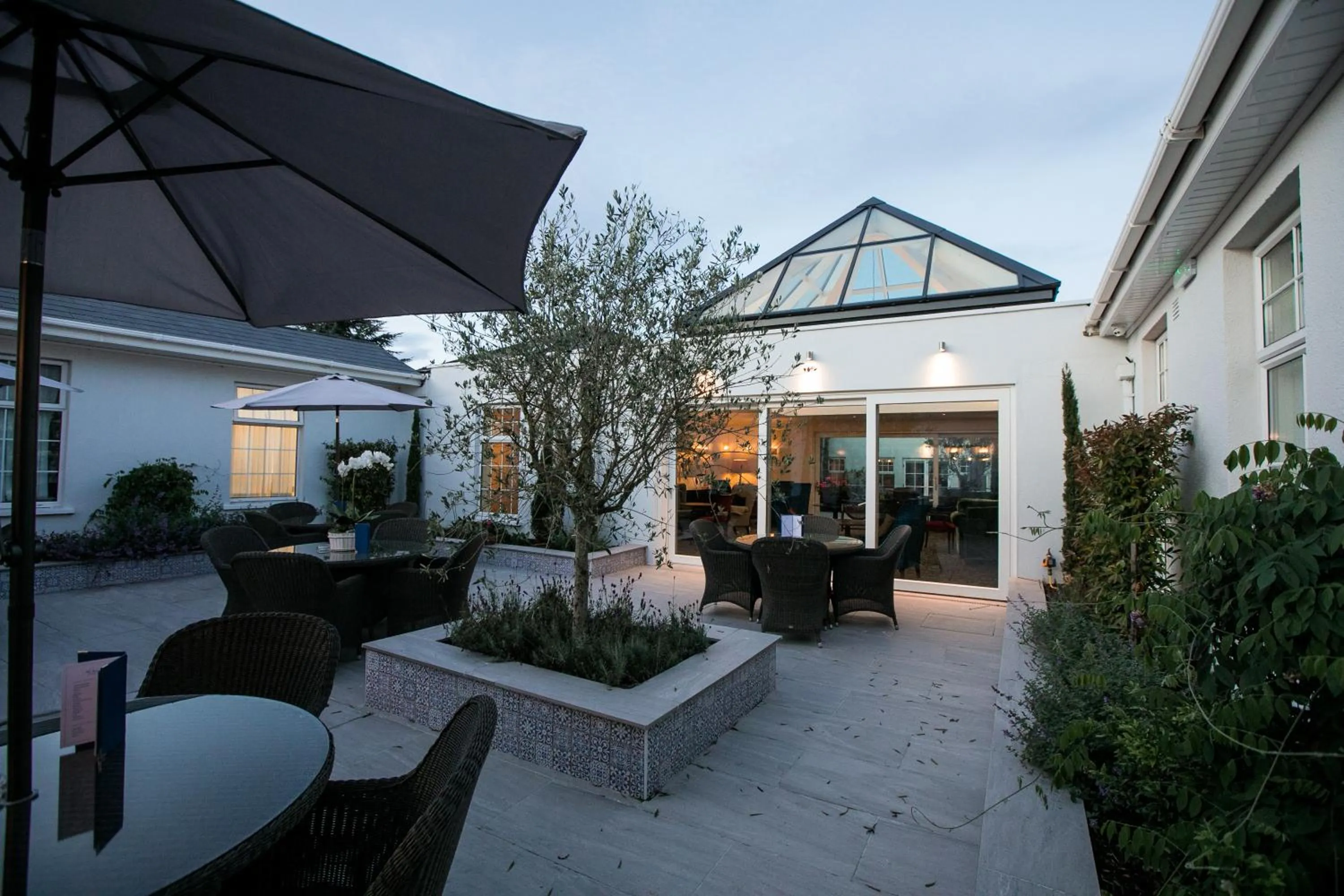 Patio in The Keadeen Hotel