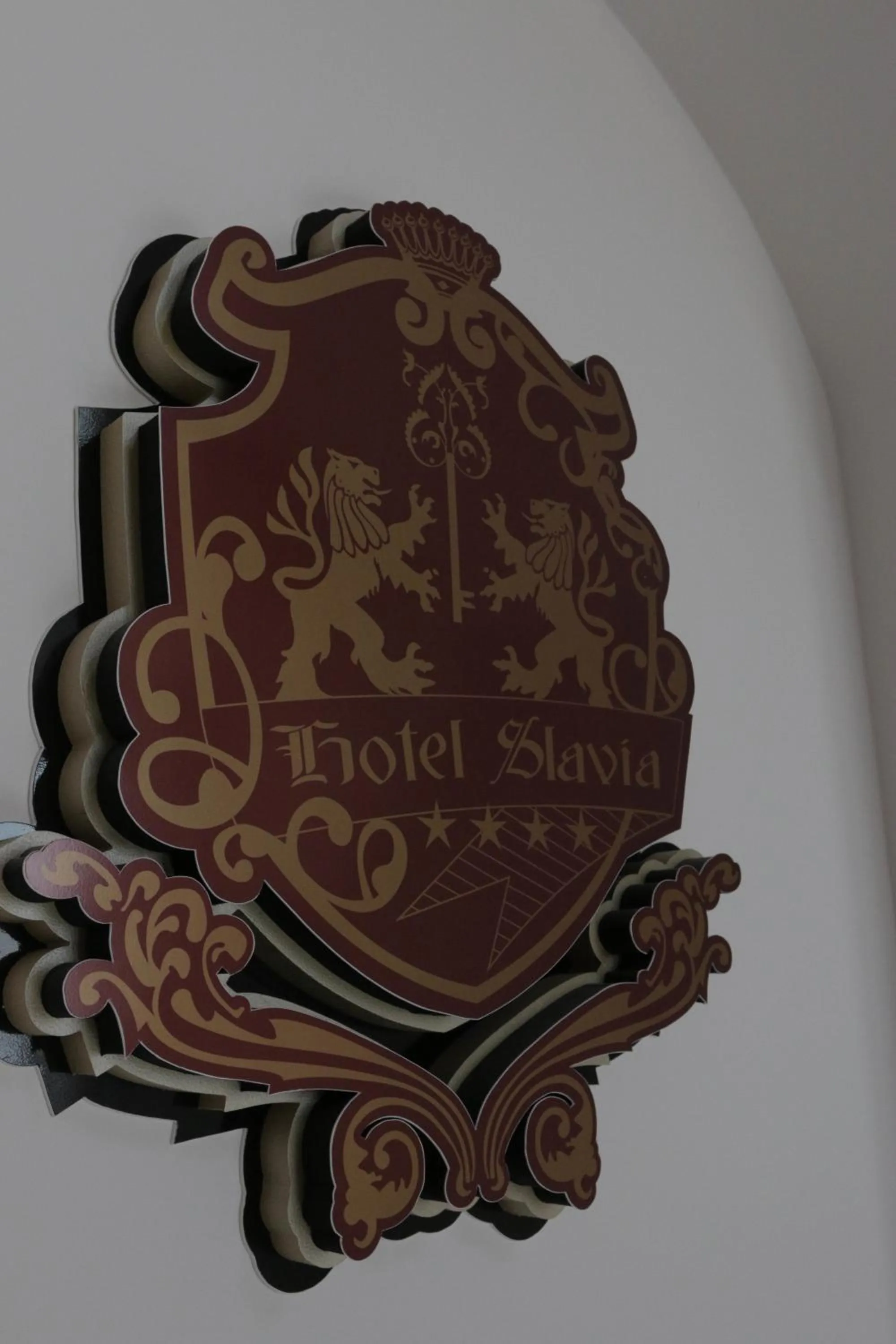 Property logo or sign in Hotel Slavia