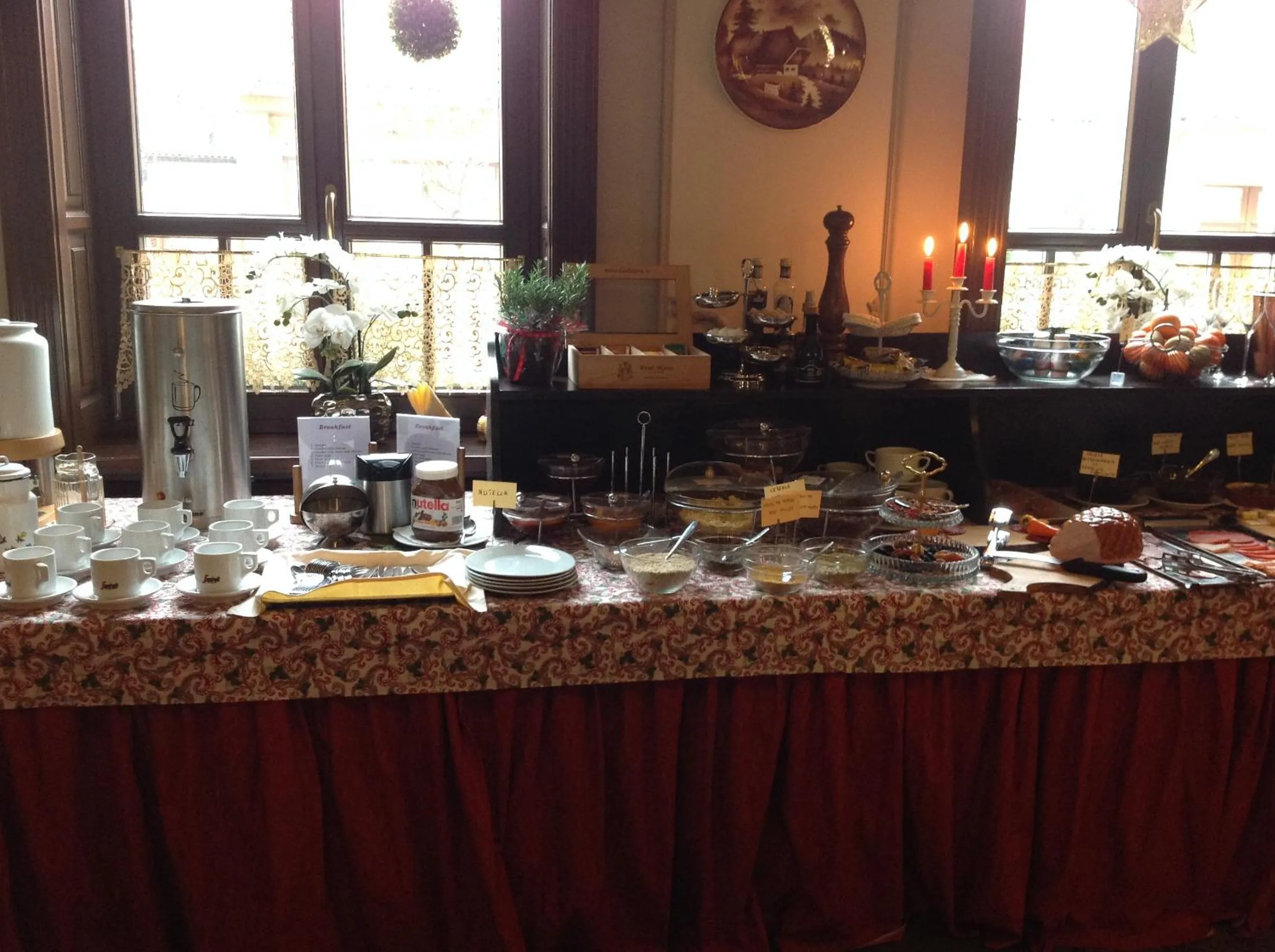 Breakfast in Hotel Slavia