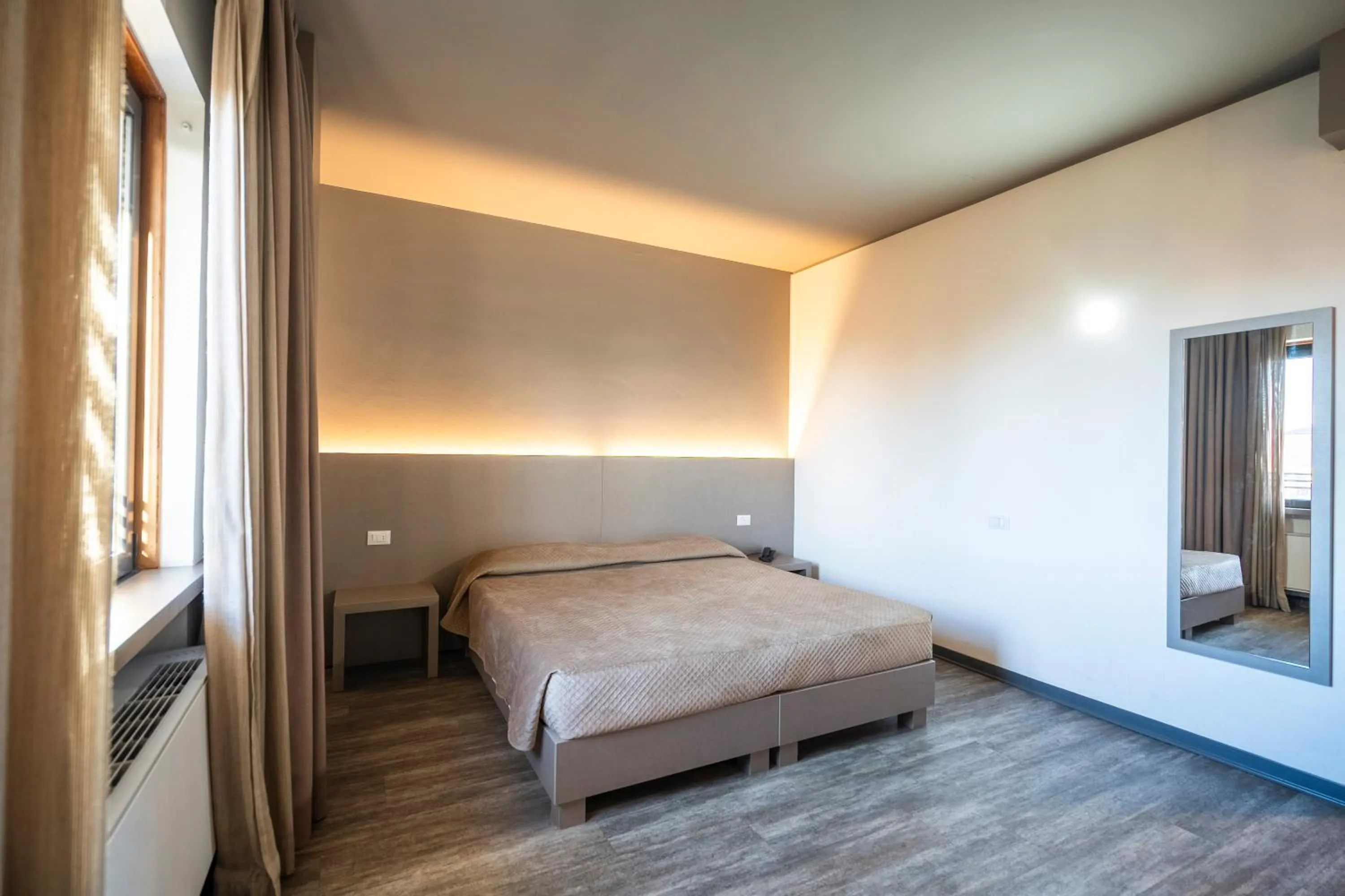 Bed in Hotel Albatros