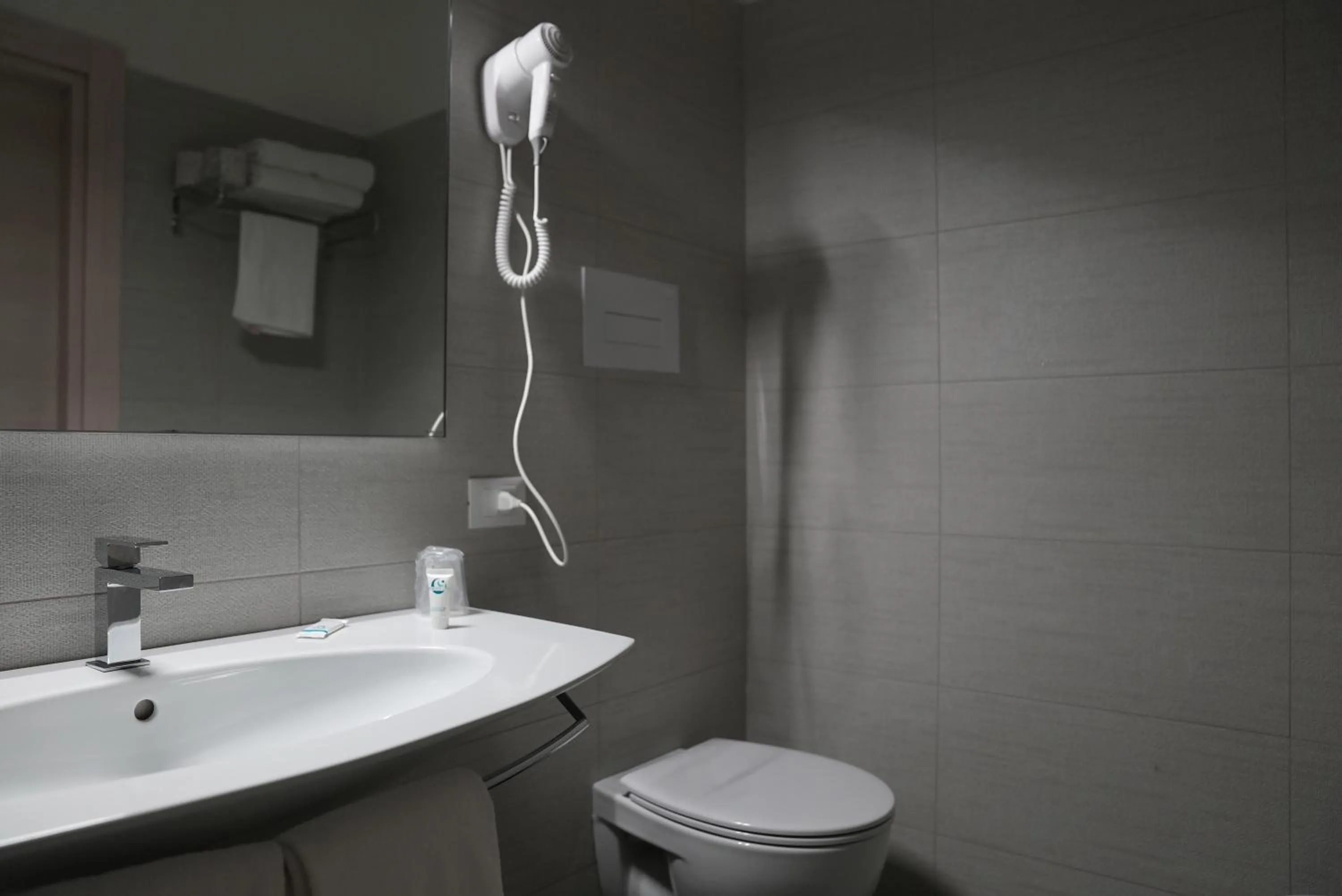 Shower in Hotel Albatros