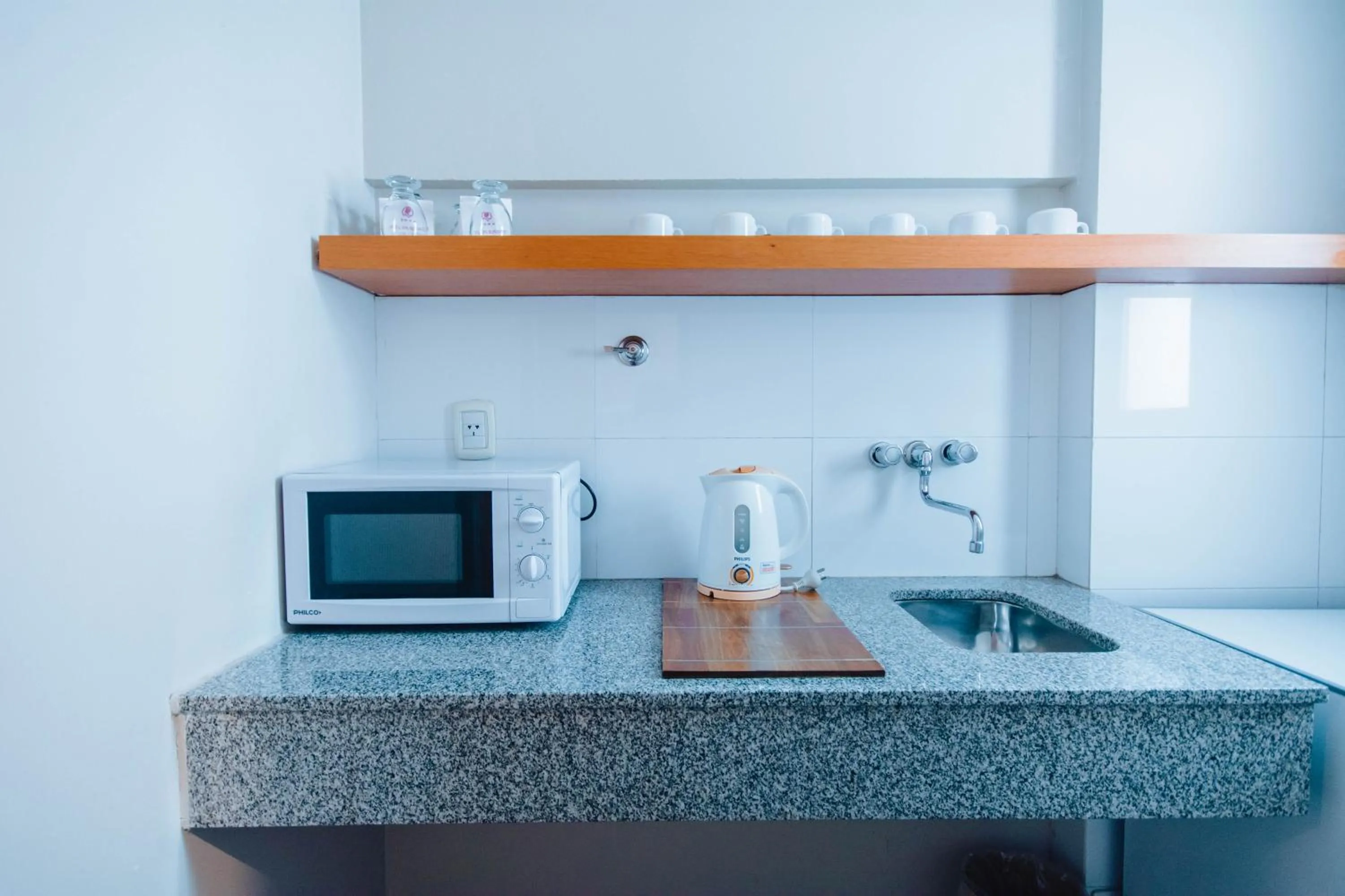 Kitchen or kitchenette in Hotel Spa Republica