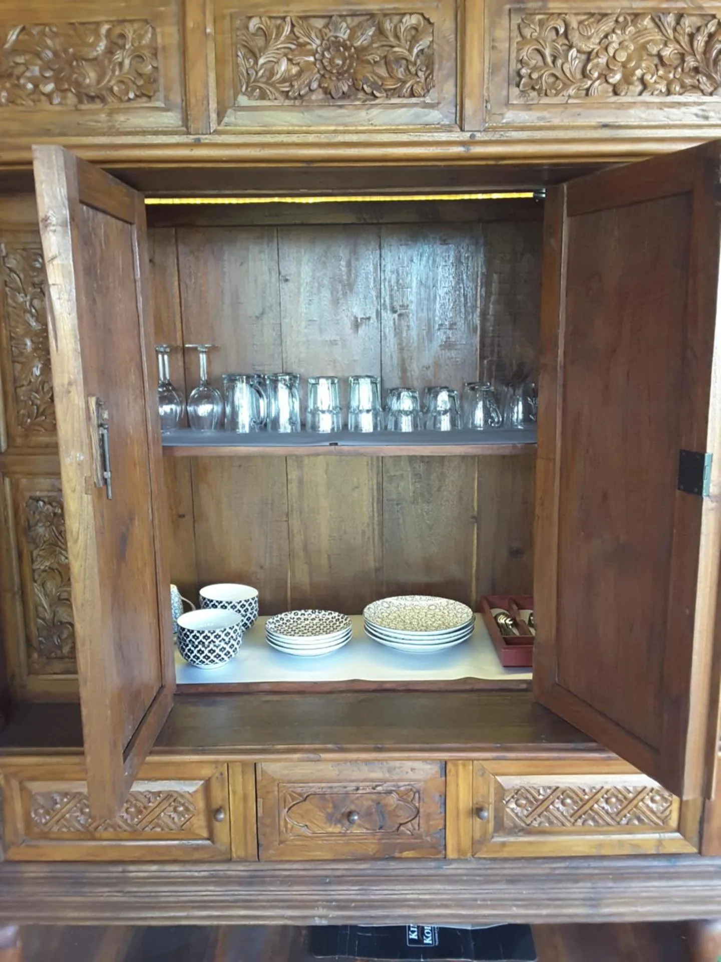 Kitchen or kitchenette in Joglo Exotico