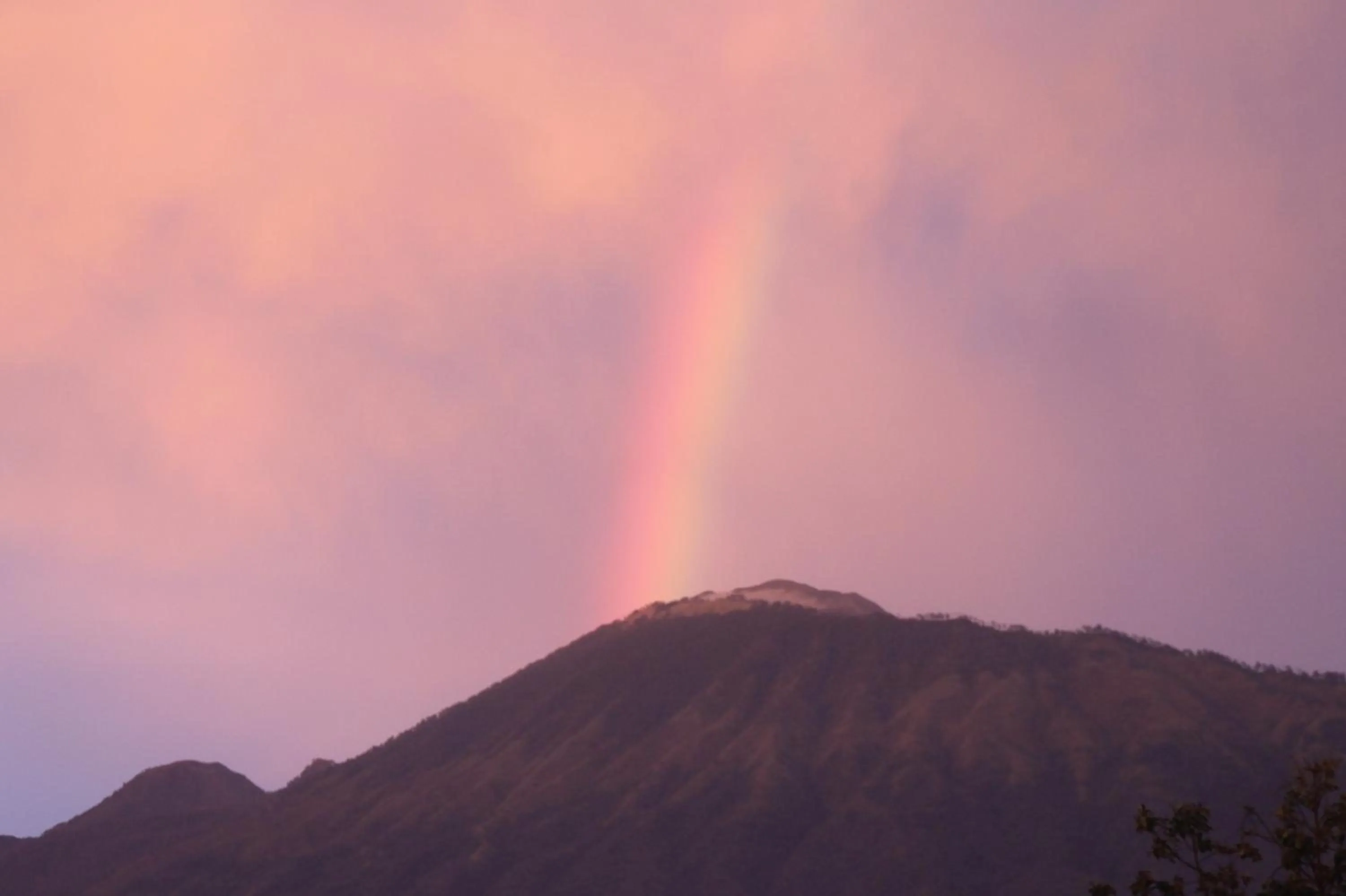 Mountain view in Joglo Exotico